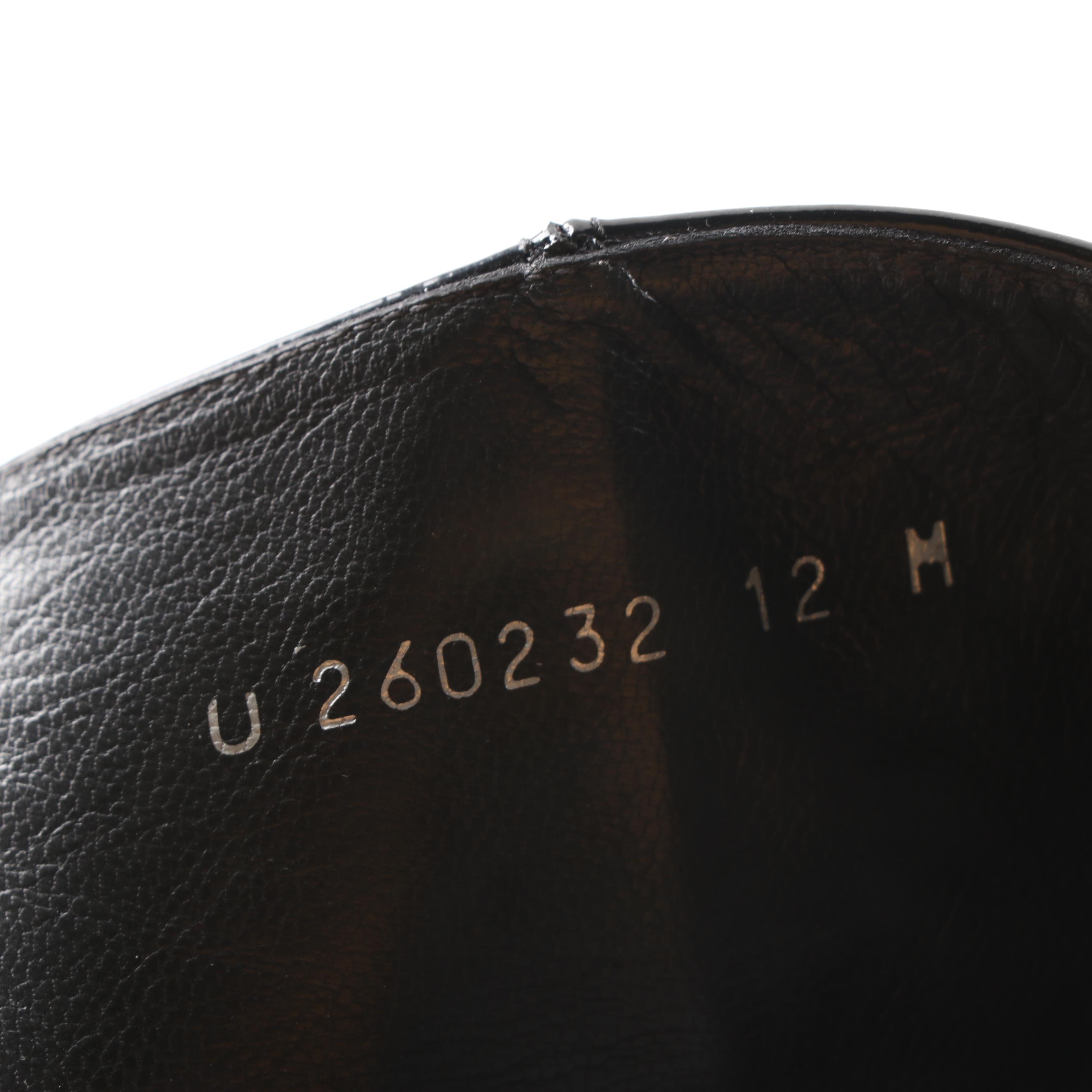 Stuart Weitzman Modesto Black Patent Leather Ankle Boots