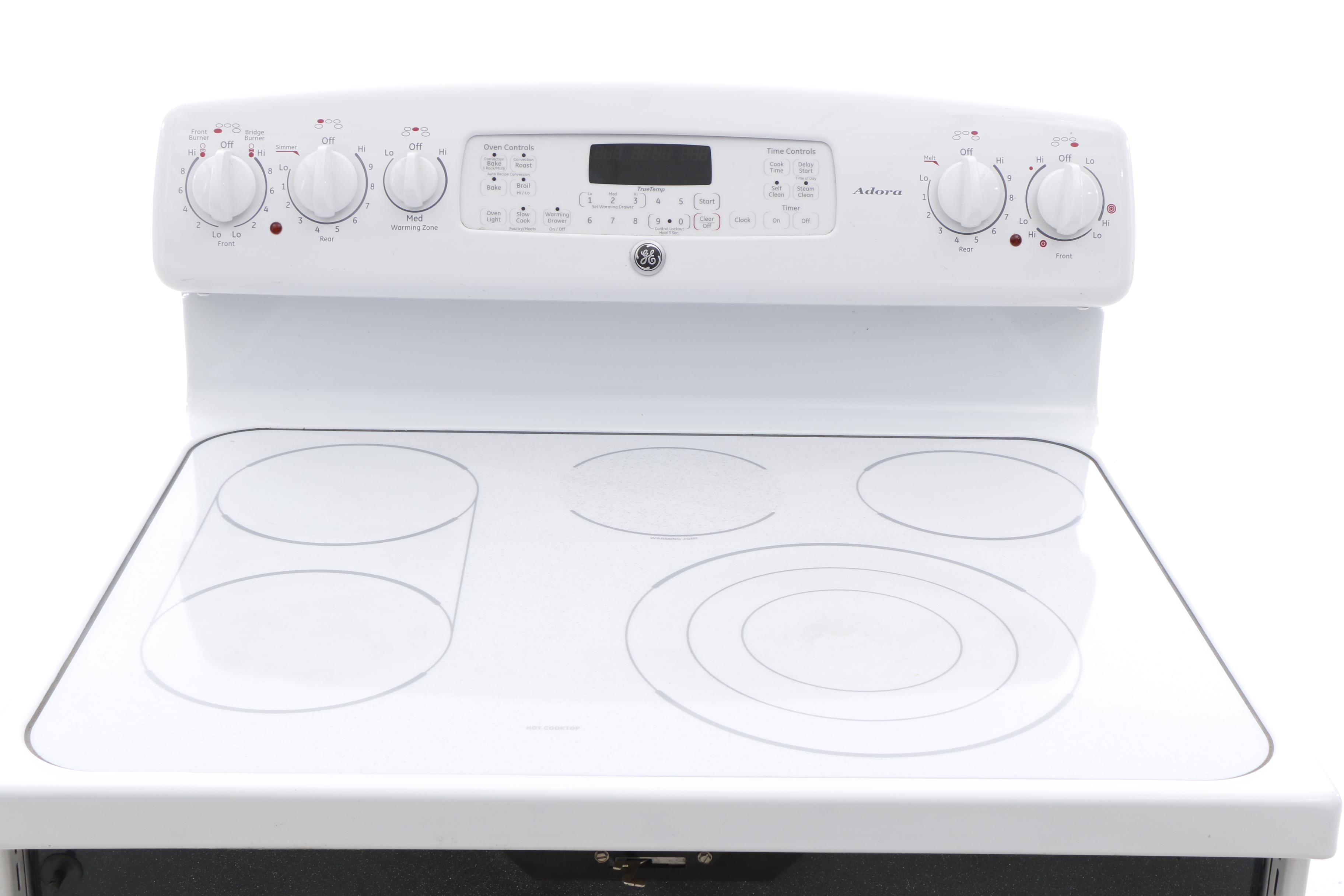 GE Adora Glass Top Range and Oven