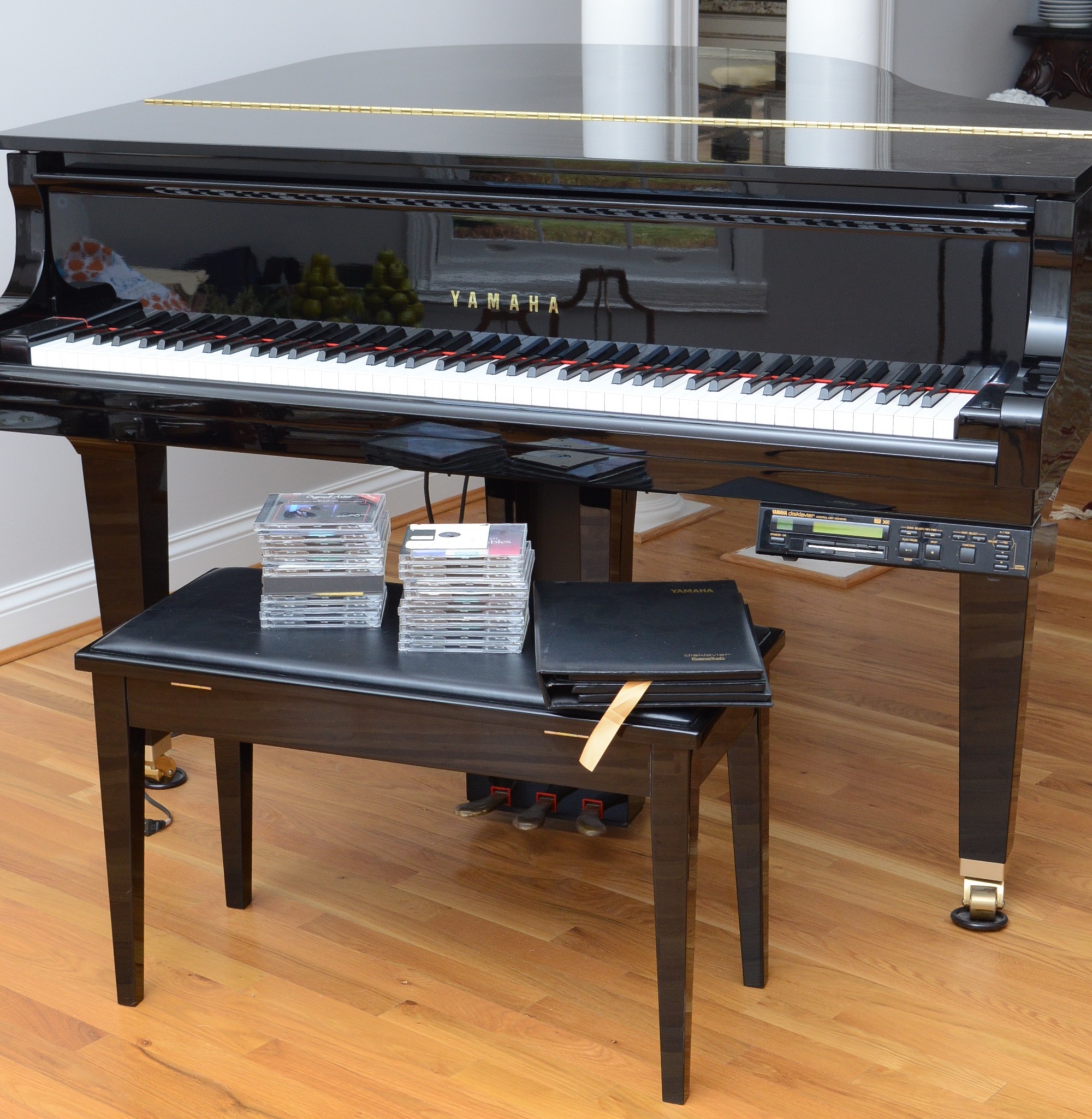 Yamaha GA1 Baby Grand Player Piano with Bench