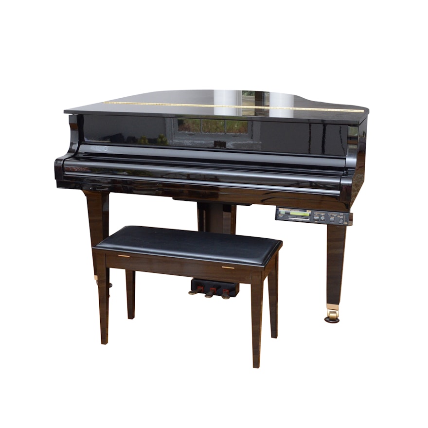 Yamaha GA1 Baby Grand Player Piano with Bench