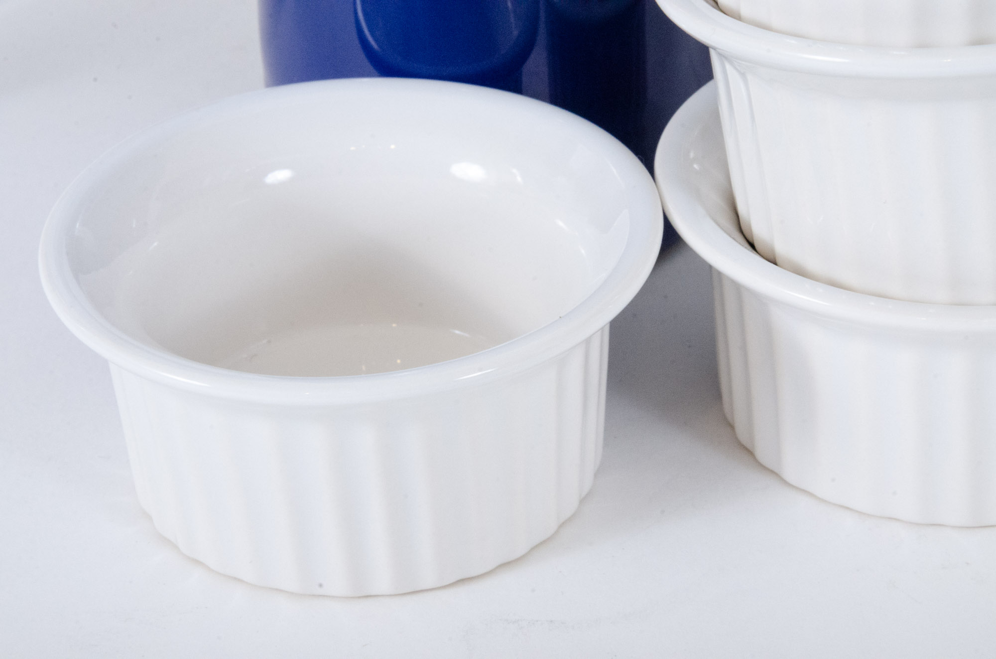 Hand-Painted Casserole Dish and Glazed Bakeware