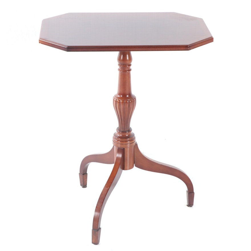 Federal Style Wooden Side Table by The Bombay Company, 21st Century