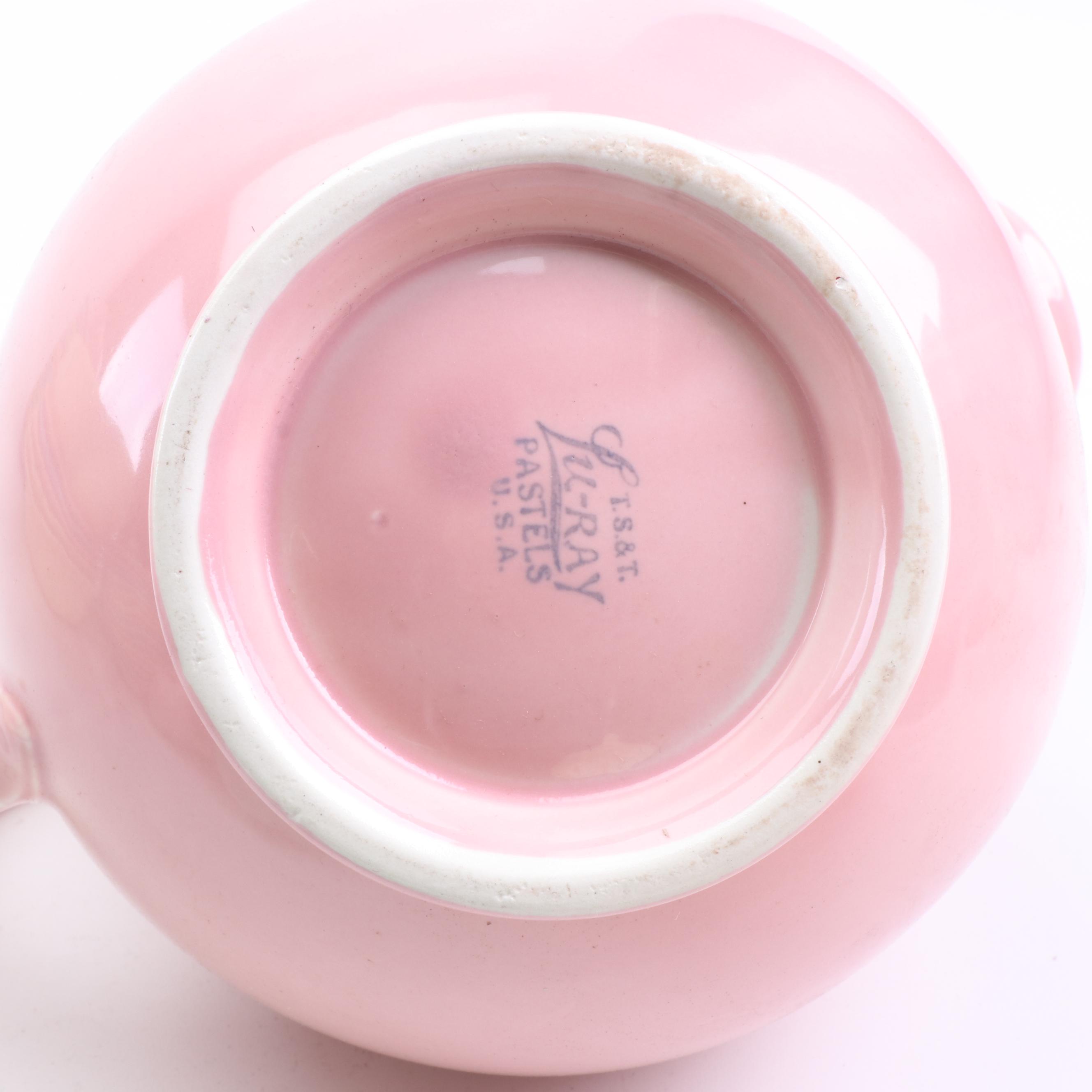 Taylor, Smith & T "Luray Pastels" Ceramic Dinnerware, Mid-Century