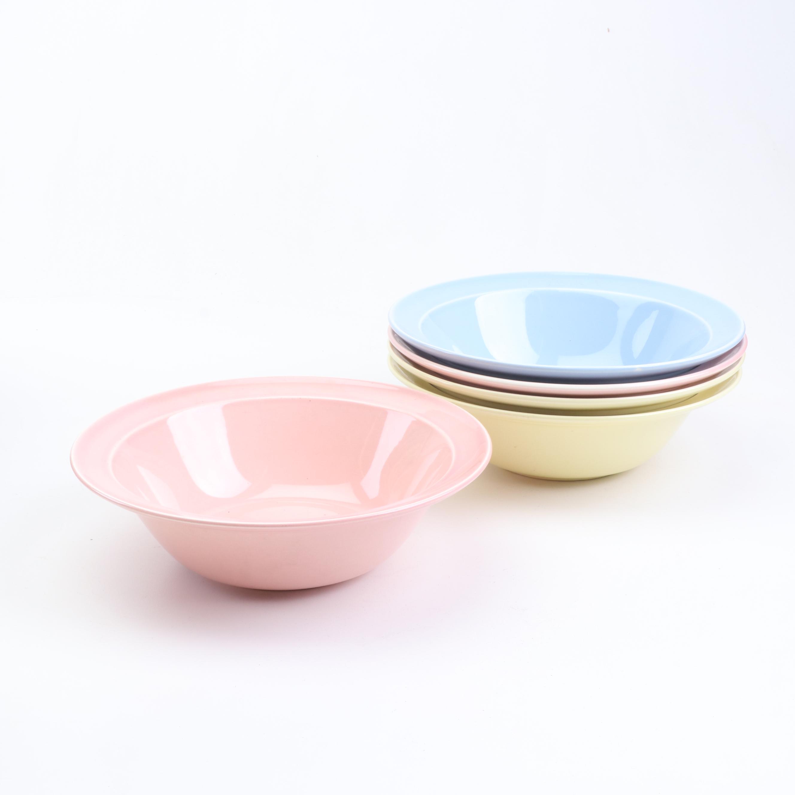 Taylor, Smith & T "Luray Pastels" Ceramic Dinnerware, Mid-Century