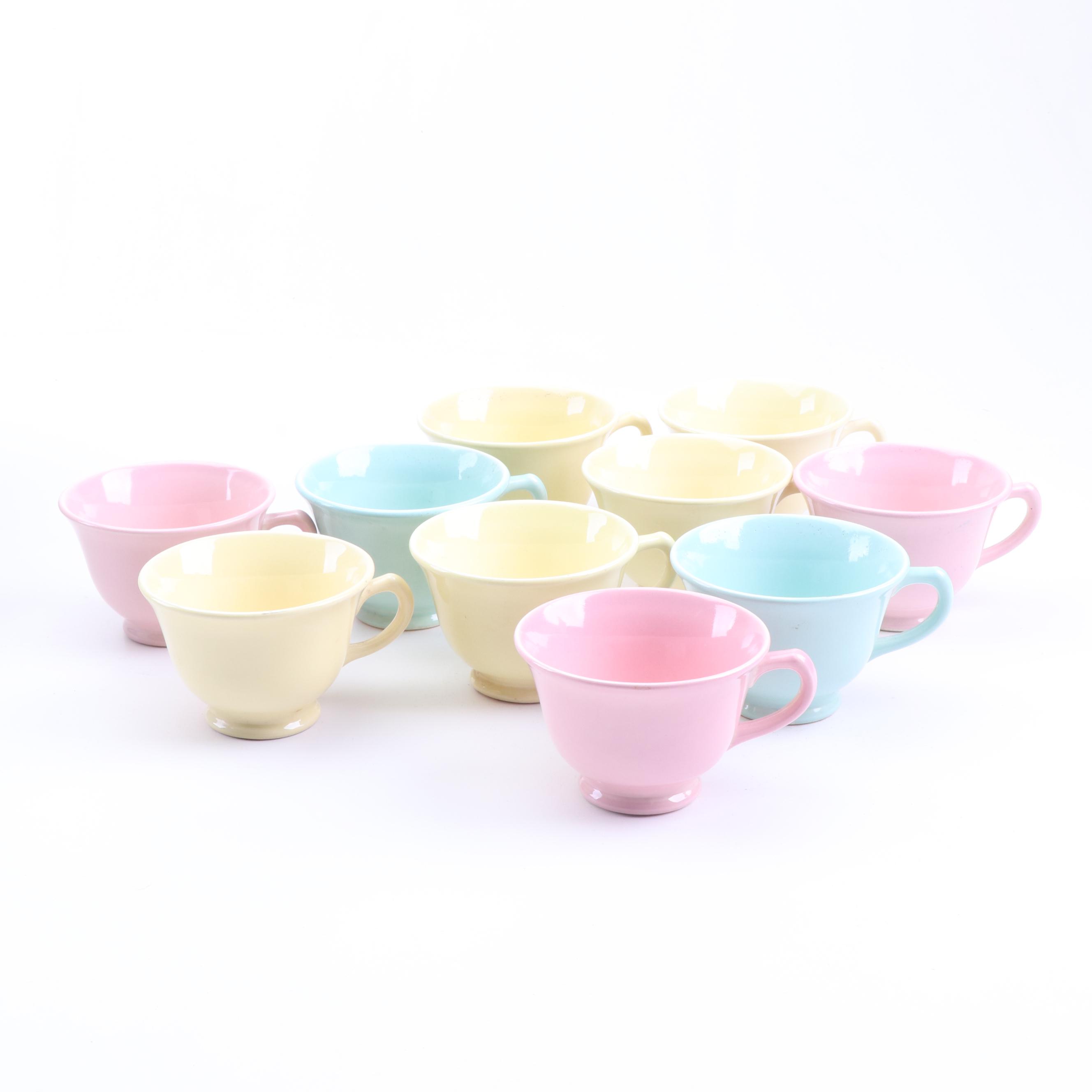 Taylor, Smith & T "Luray Pastels" Ceramic Dinnerware, Mid-Century