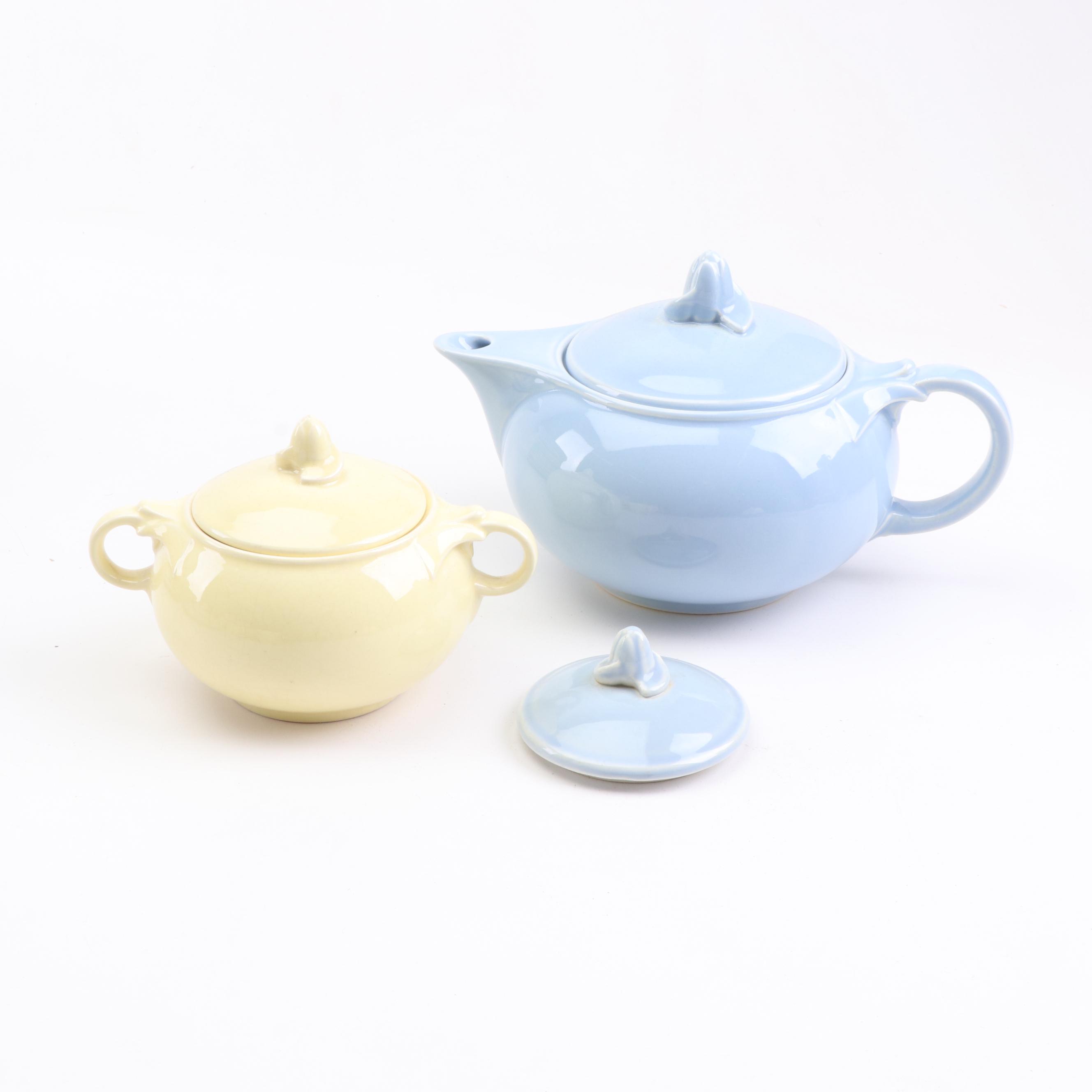 Taylor, Smith & T "Luray Pastels" Ceramic Dinnerware, Mid-Century