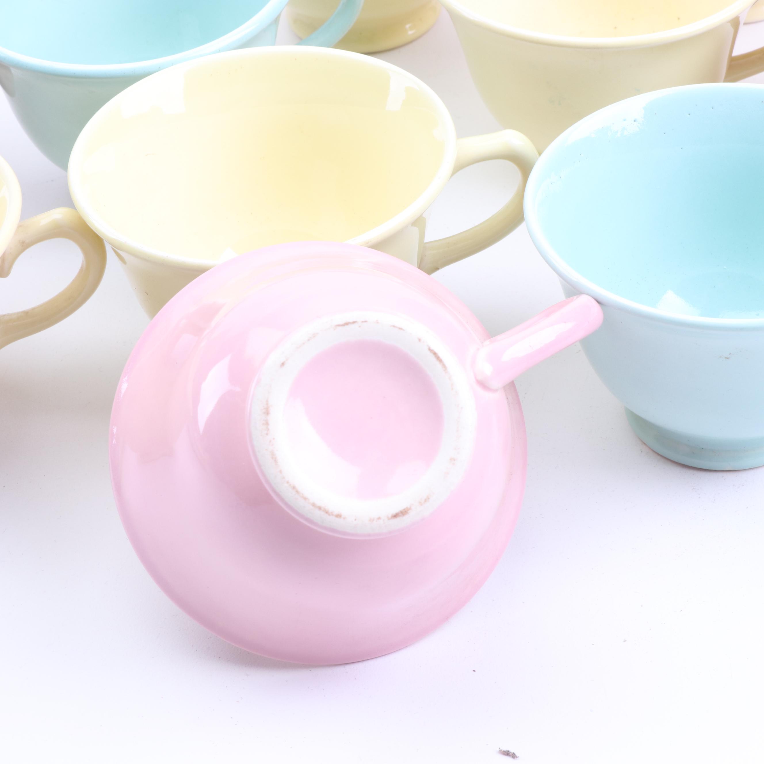 Taylor, Smith & T "Luray Pastels" Ceramic Dinnerware, Mid-Century