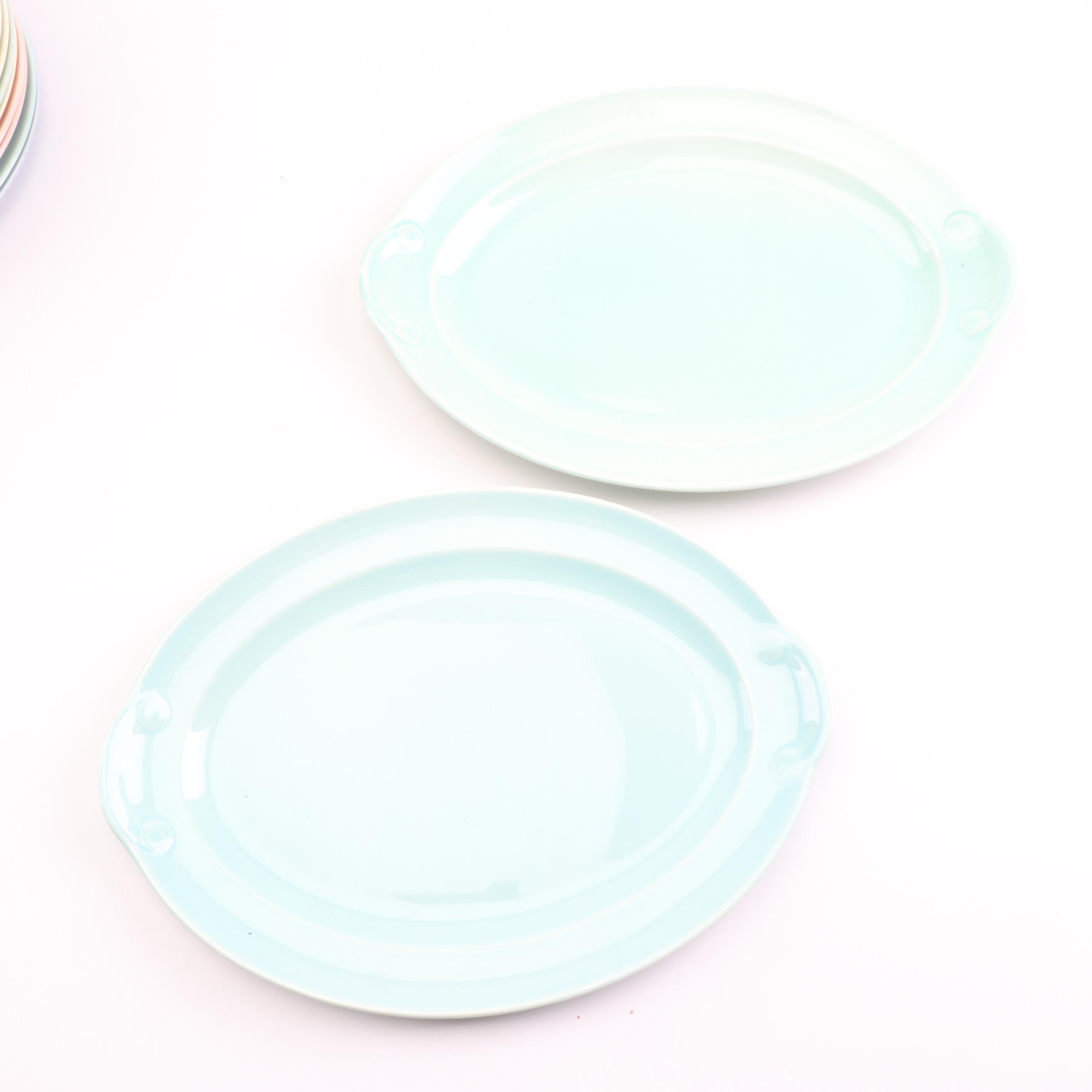 Taylor, Smith & T "Luray Pastels" Ceramic Dinnerware, Mid-Century