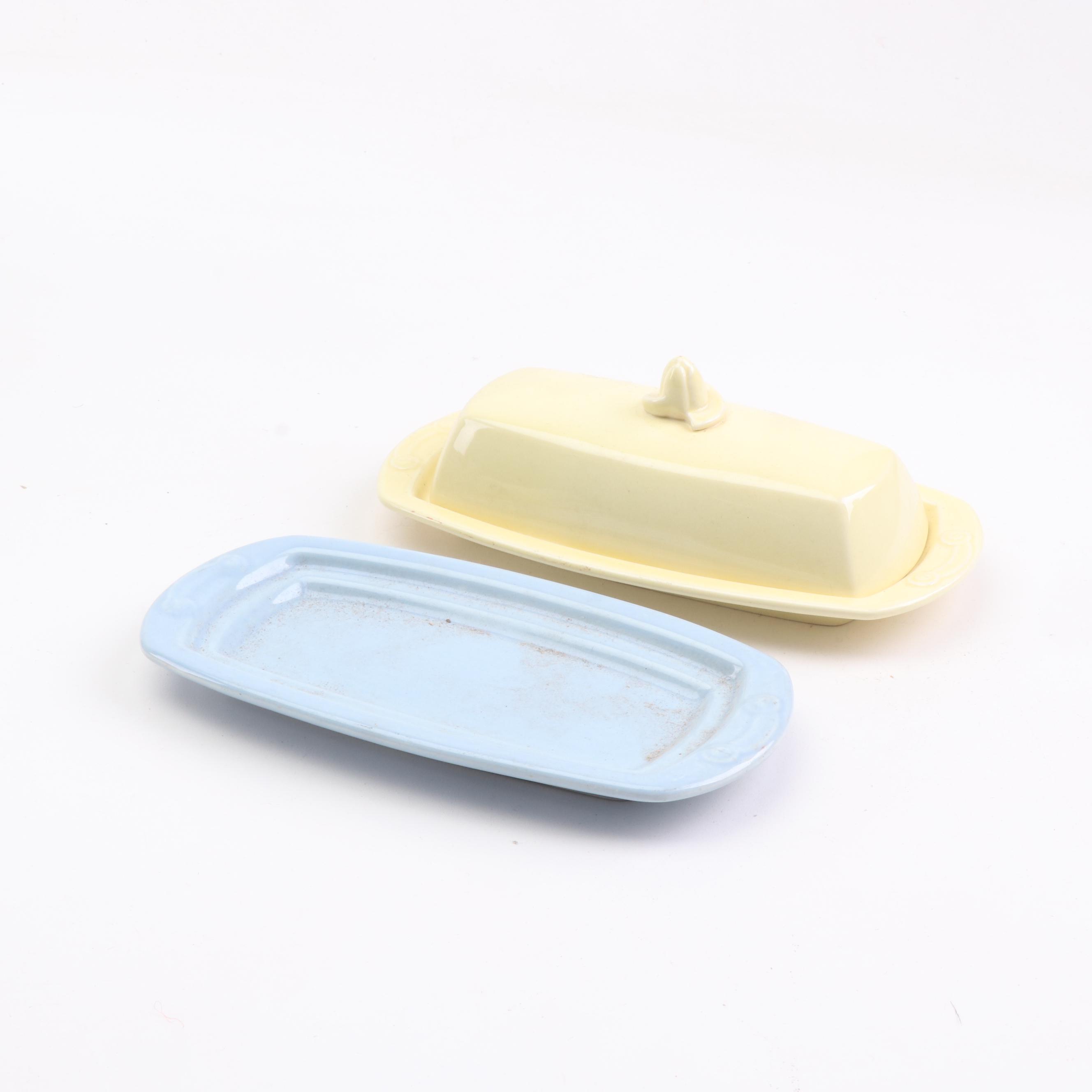 Taylor, Smith & T "Luray Pastels" Ceramic Dinnerware, Mid-Century