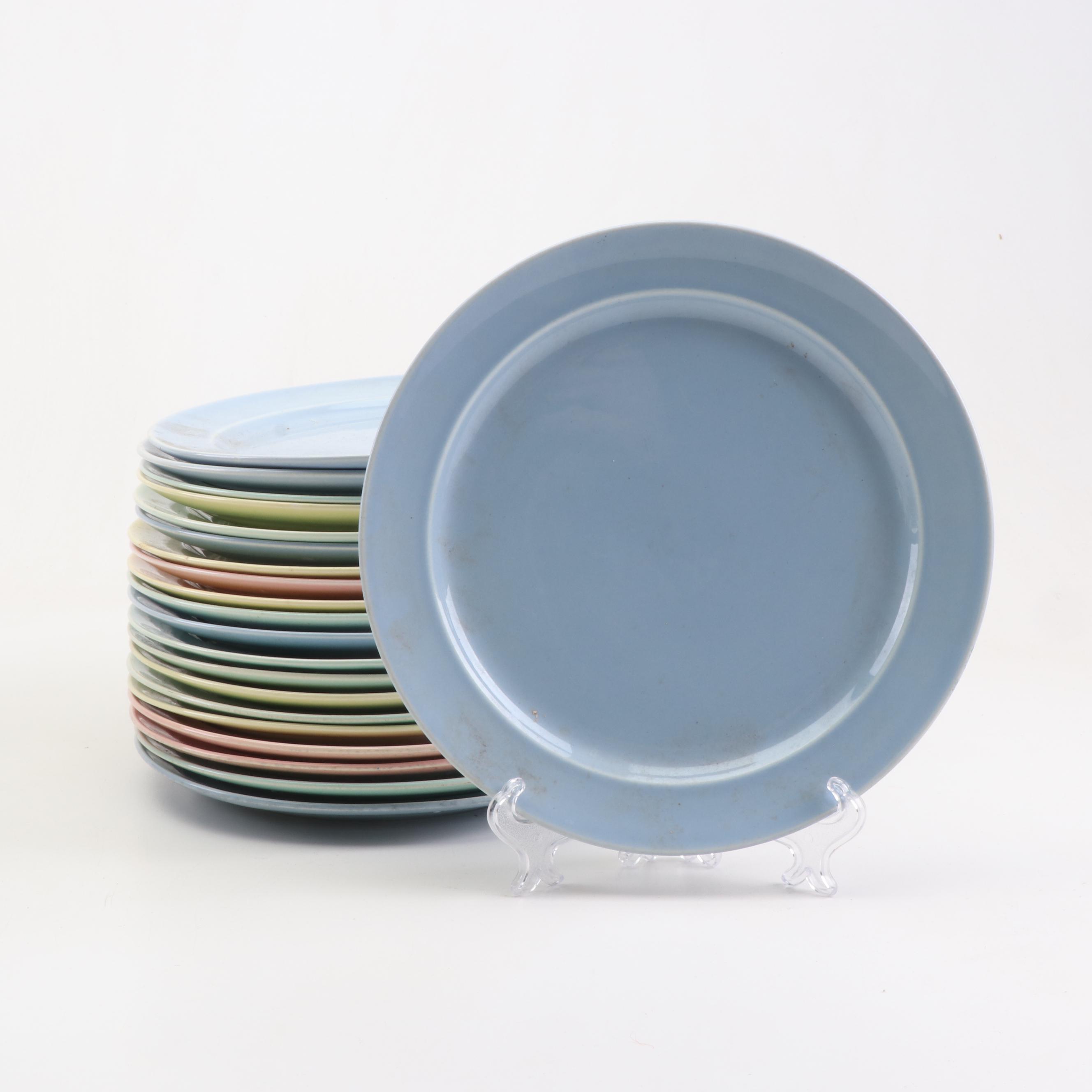 Taylor, Smith & T "Luray Pastels" Ceramic Dinnerware, Mid-Century