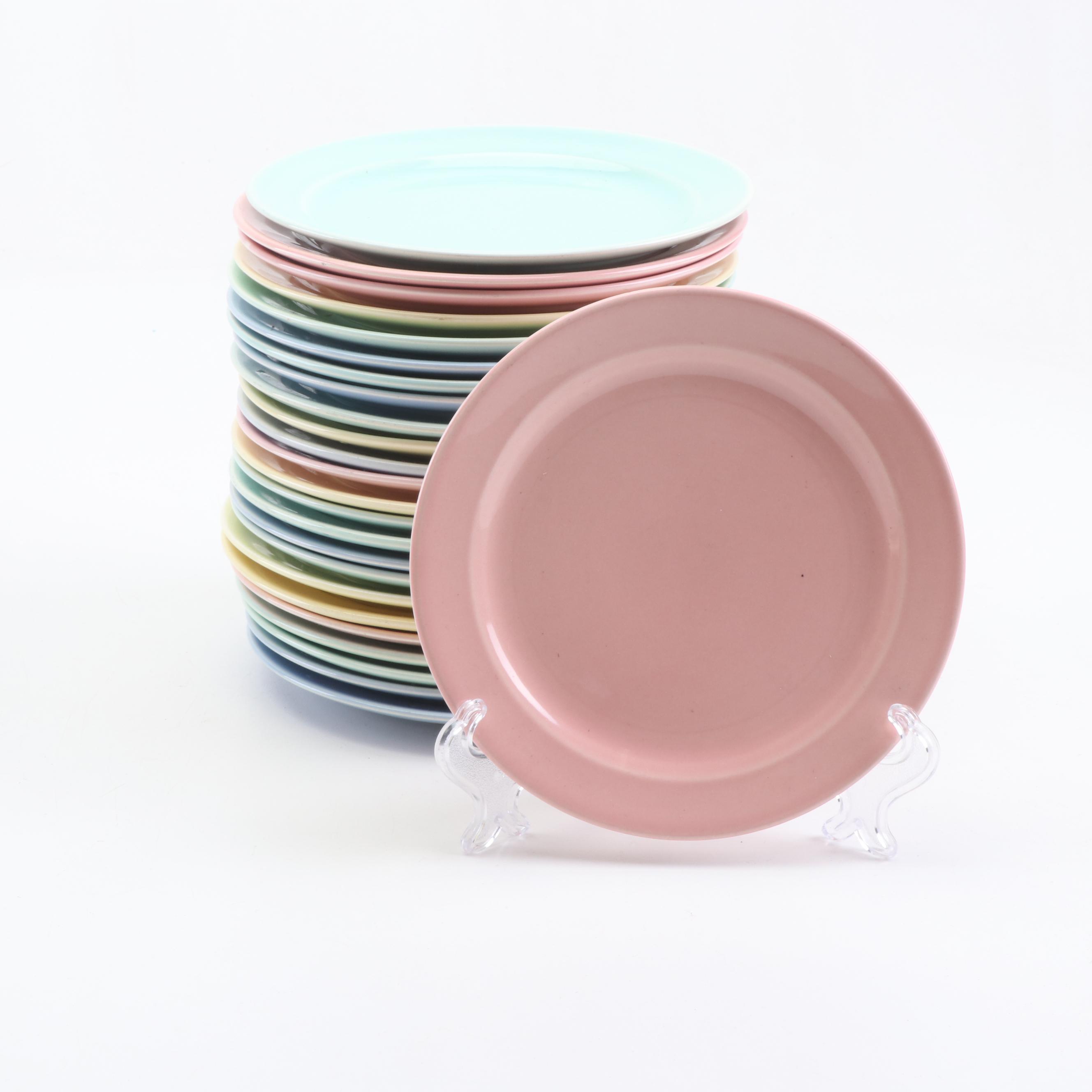 Taylor, Smith & T "Luray Pastels" Ceramic Dinnerware, Mid-Century