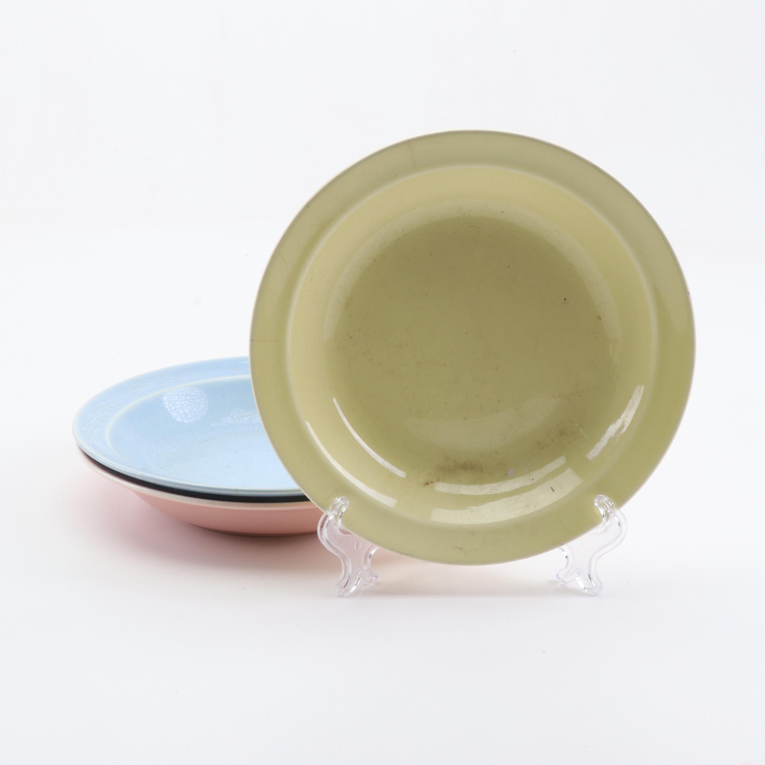Taylor, Smith & T "Luray Pastels" Ceramic Dinnerware, Mid-Century