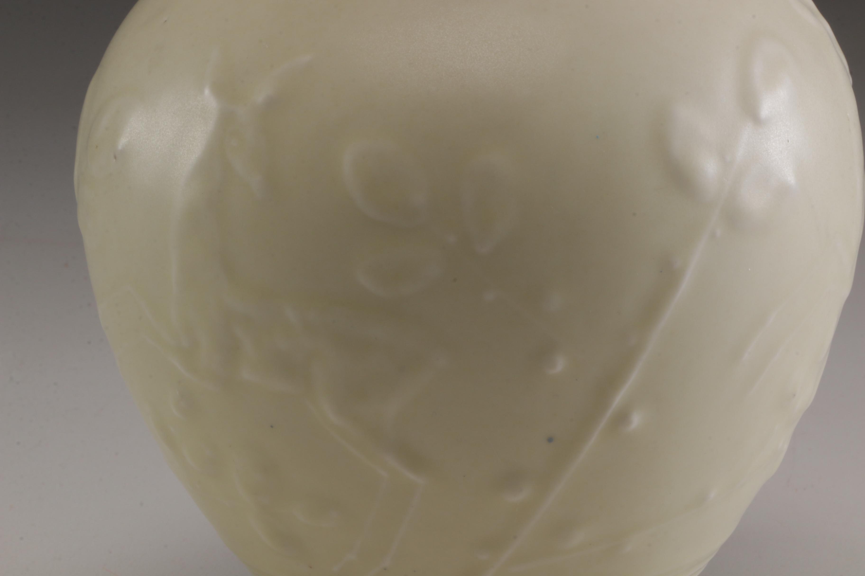 Rookwood Pottery Vase with Deer and Foliage Pattern, 1930