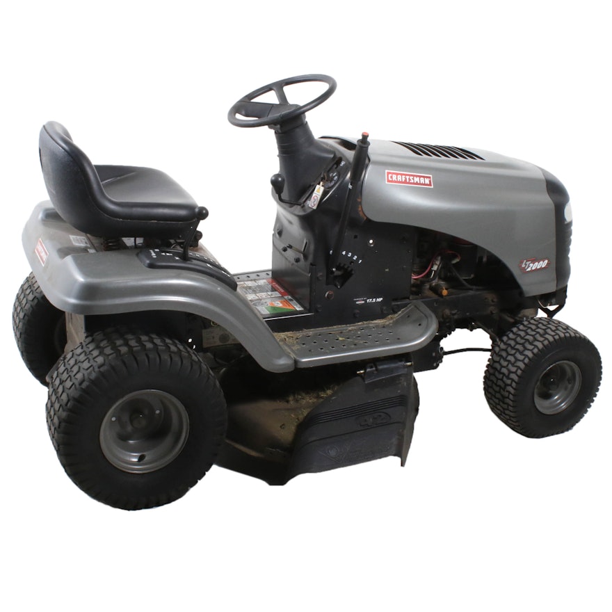 Craftsman Lt2000 Black Craftsman Riding Mower Craftsman LT2000 HP