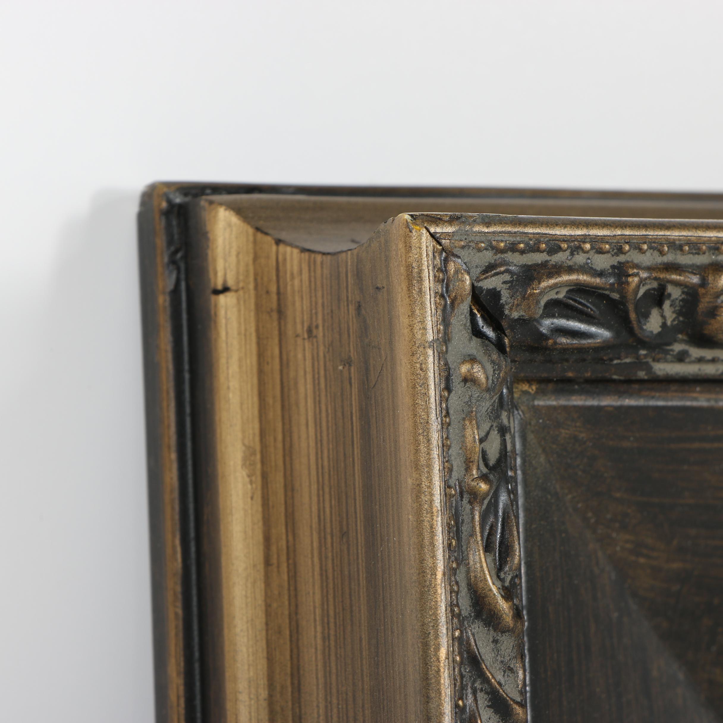 Frank Oil Painting of a Tiger