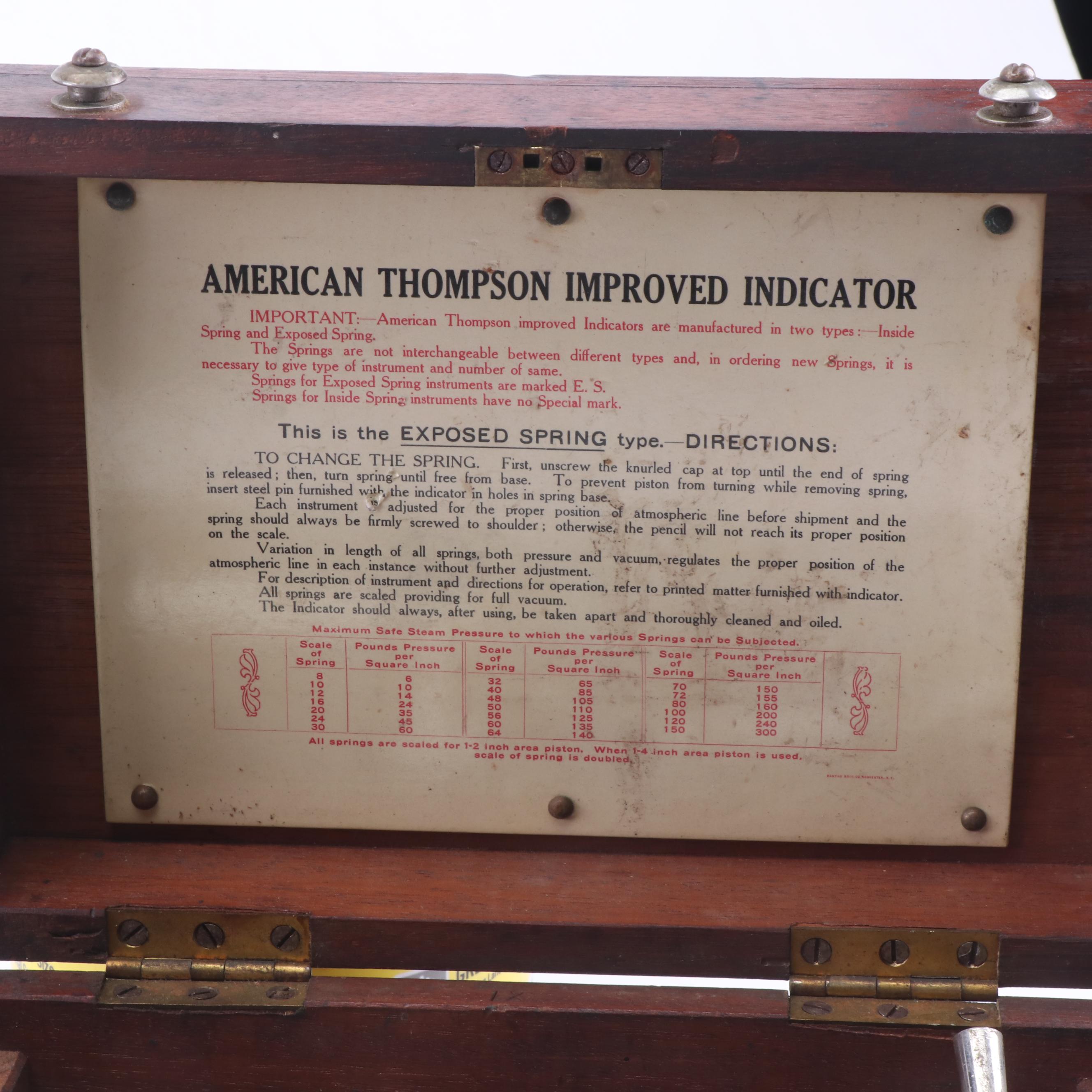 Thompson Indicator, Weston Voltmeters Automotive Tools, Vintage