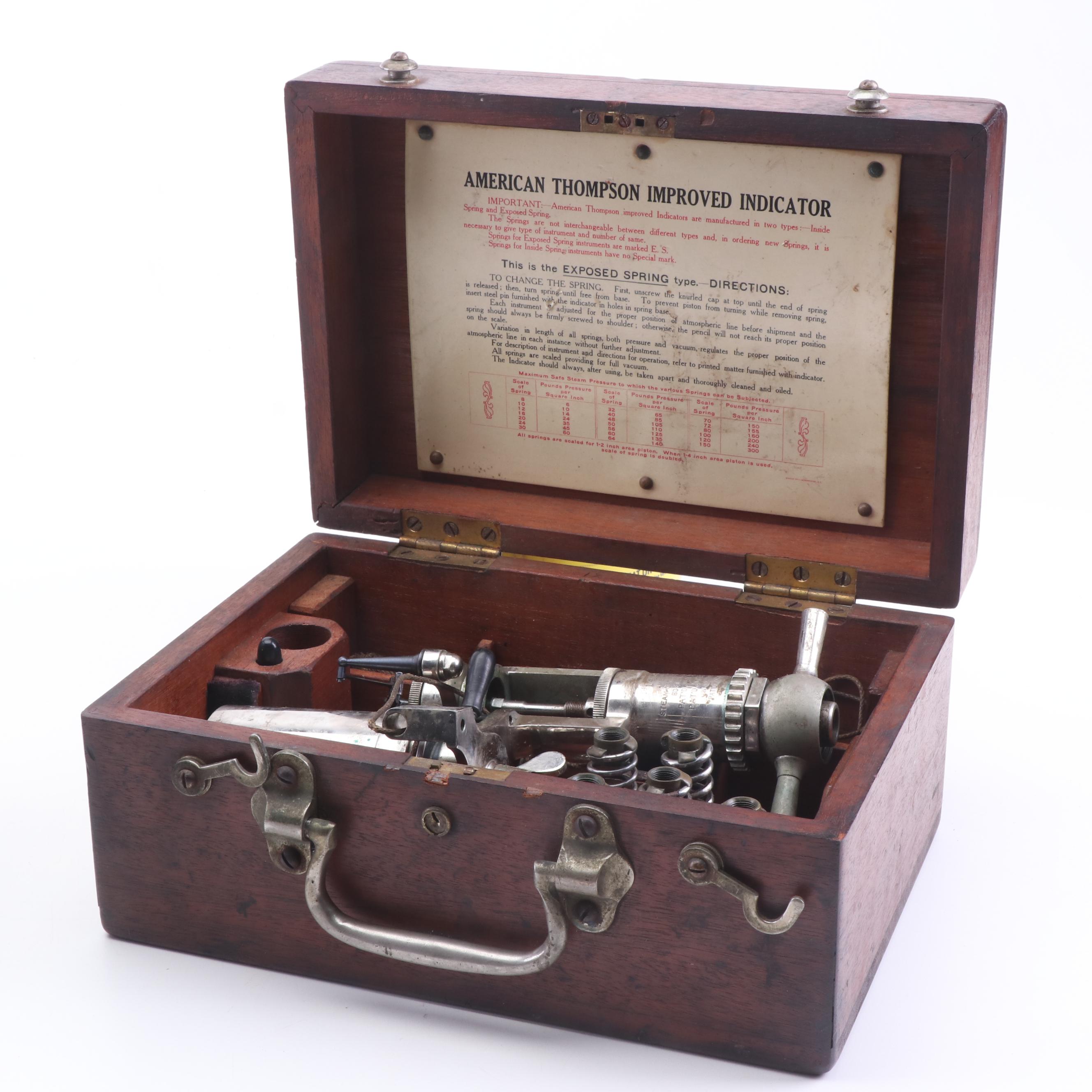 Thompson Indicator, Weston Voltmeters Automotive Tools, Vintage