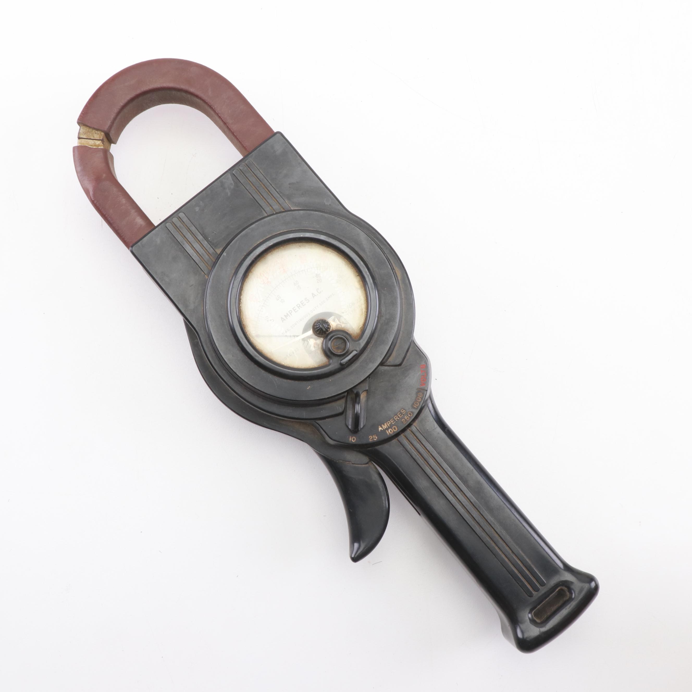 Thompson Indicator, Weston Voltmeters Automotive Tools, Vintage