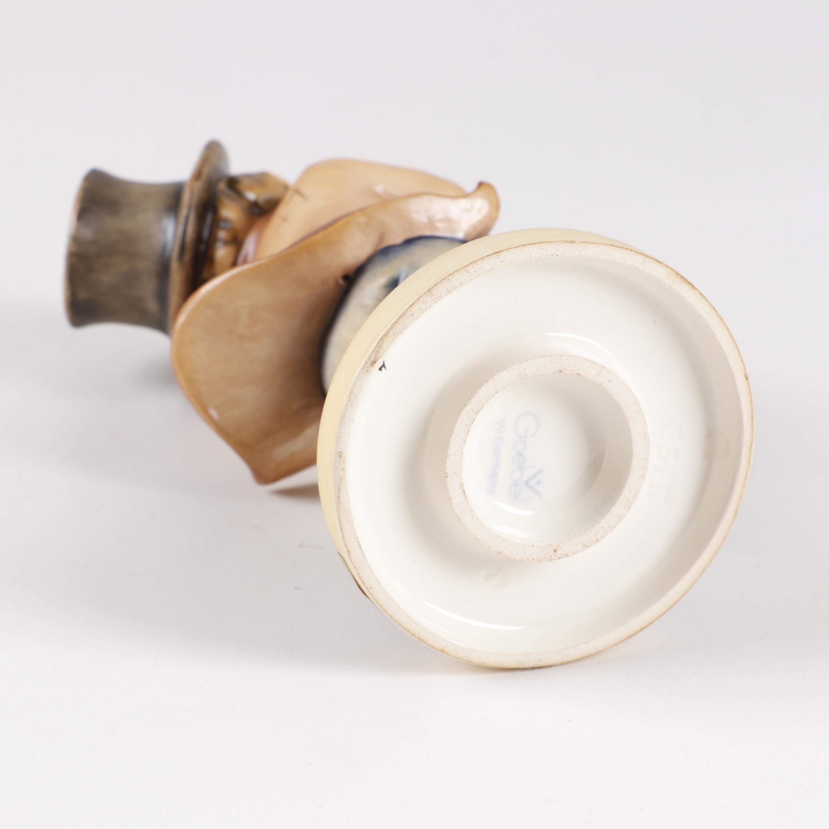 Goebel Hummel "Goose Girl" and "Serenade" Porcelain Figurines