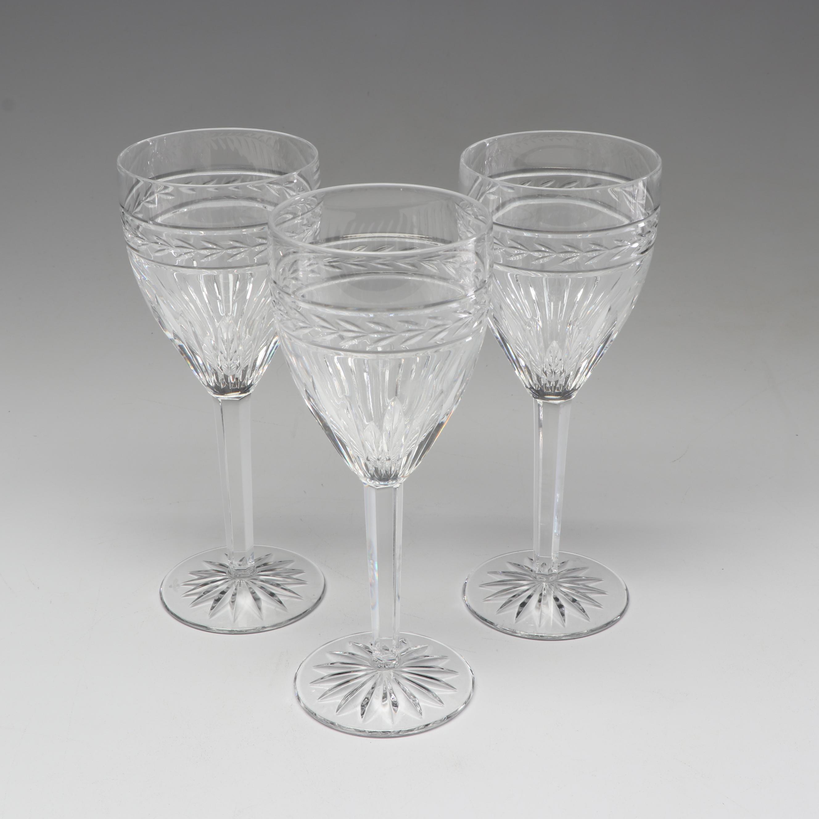 Sixteen Waterford "Laurel" Water Goblets