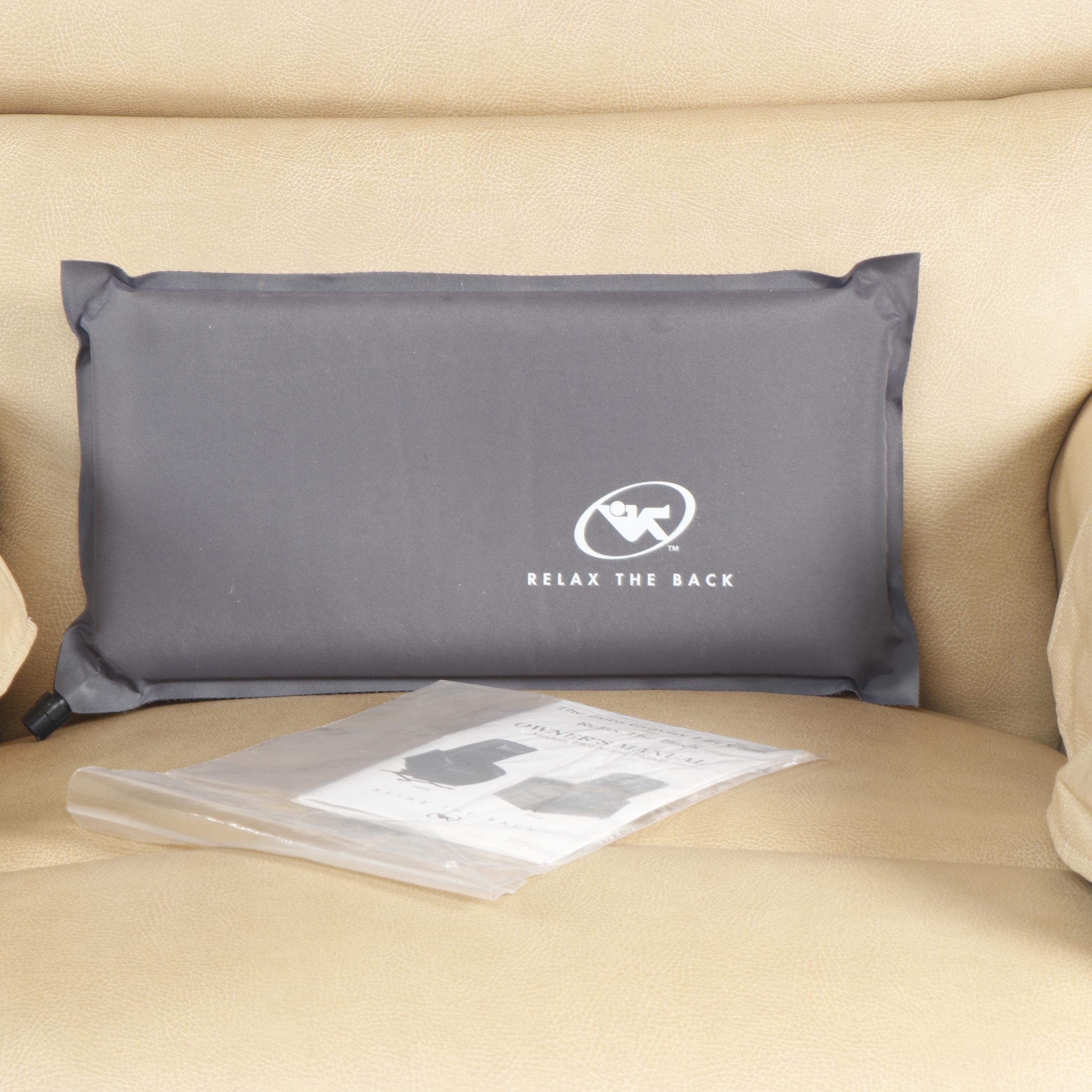 "Zero Gravity Lift Chair" by Relax The Back in Tan Faux Leather