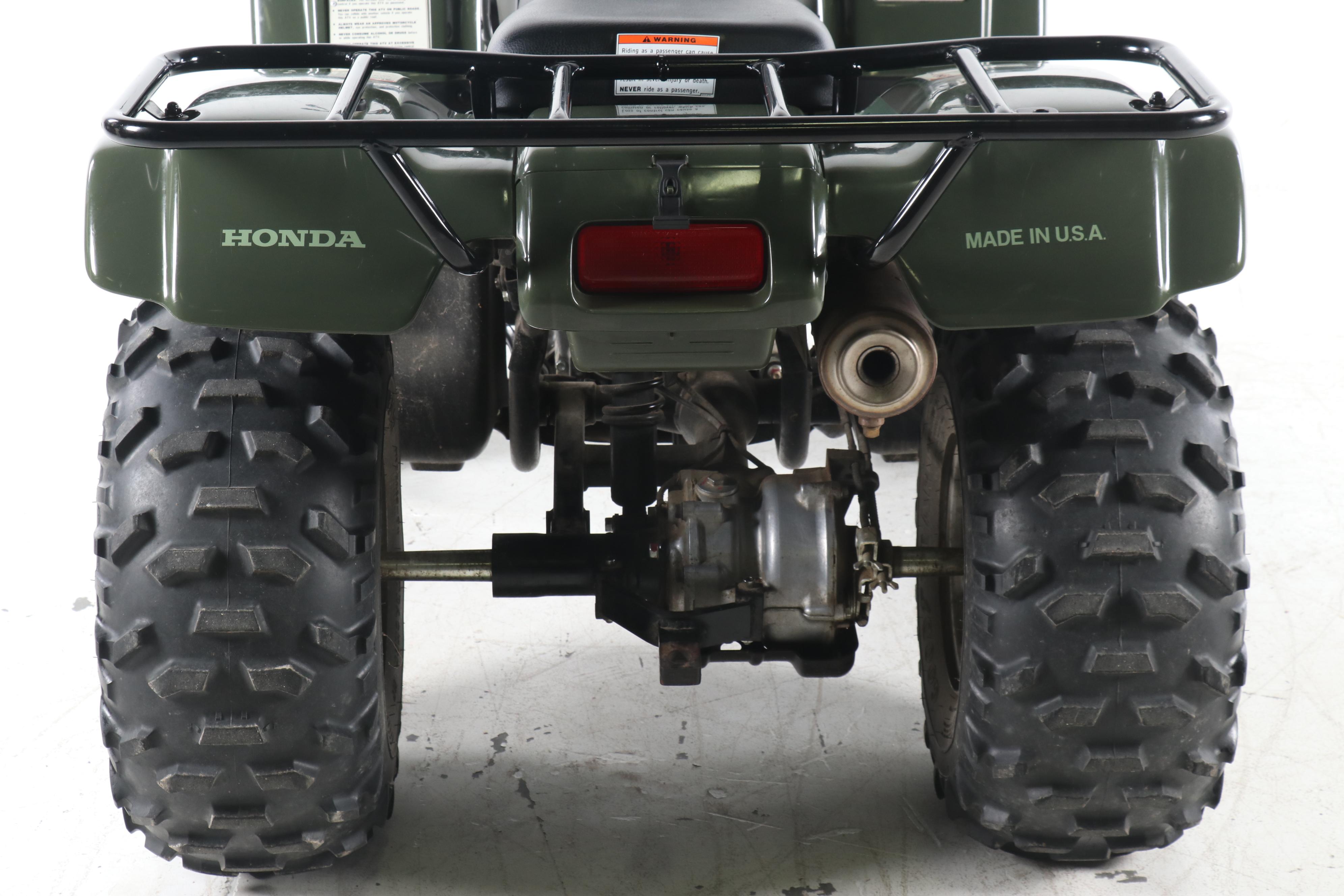 1997 Honda TRX250 FourTrax Recon All Terrain Vehicle