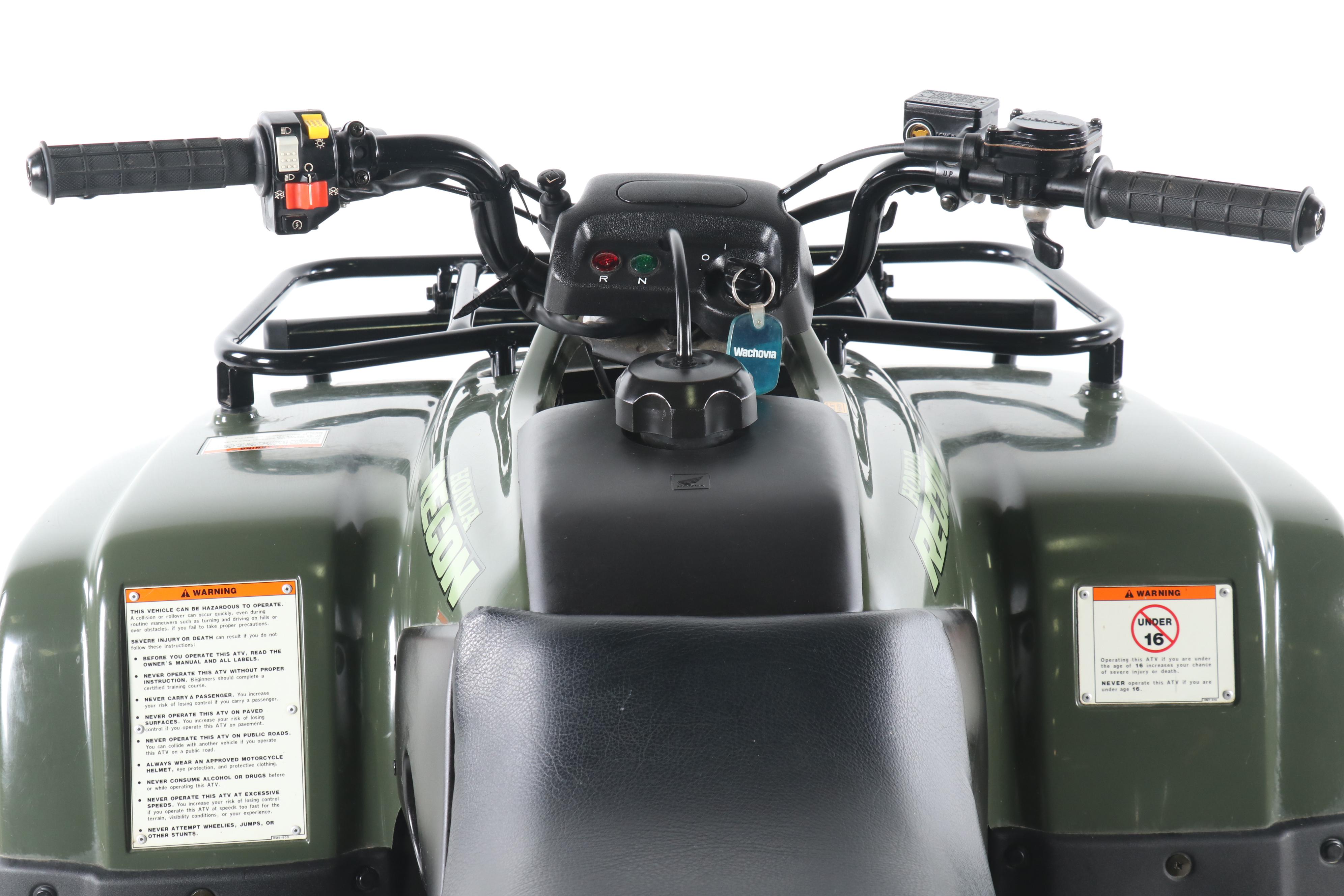 1997 Honda TRX250 FourTrax Recon All Terrain Vehicle