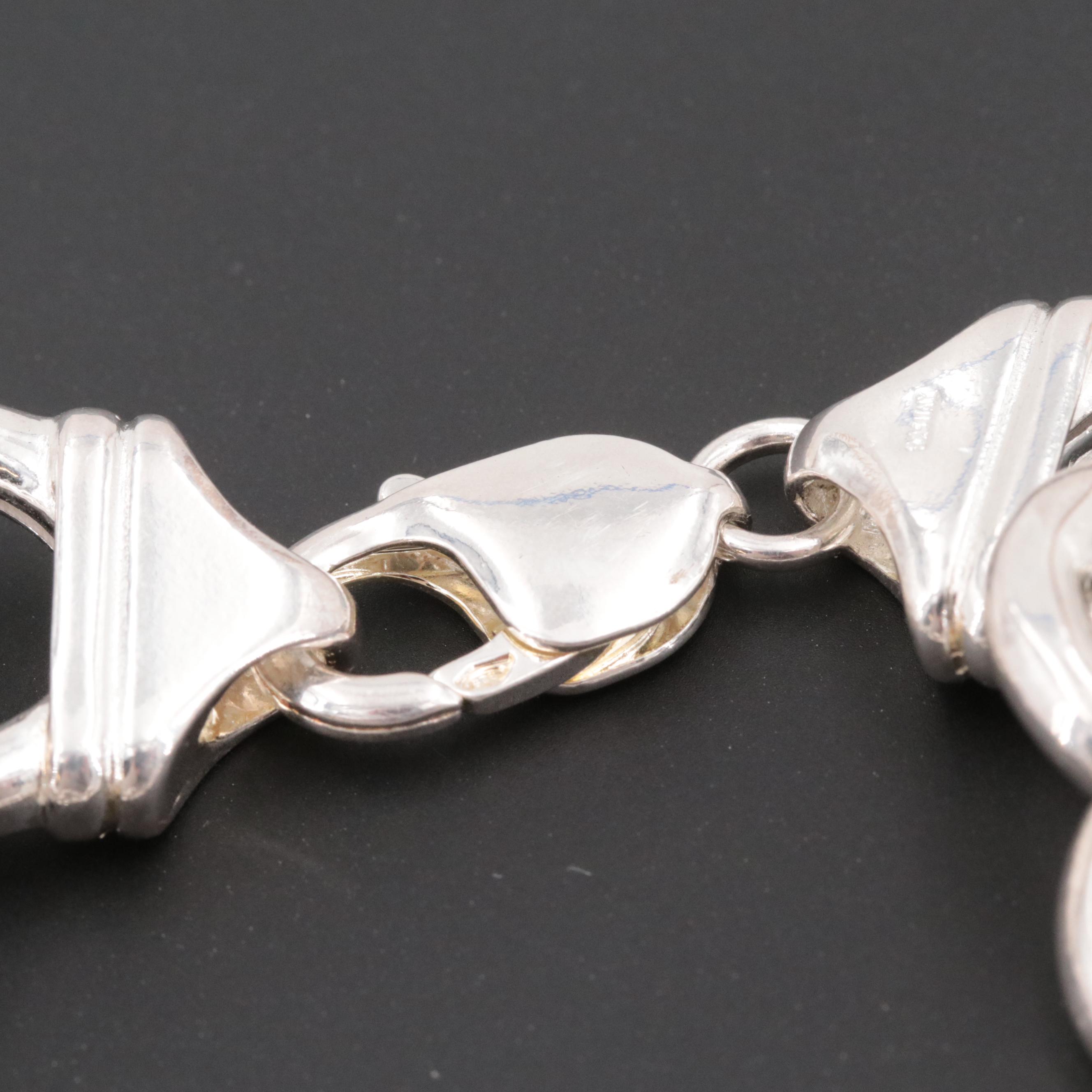 Sterling Silver Rolo Link Bracelet