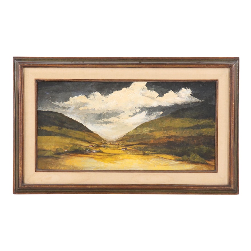 Ann Rugh "Forgotten Valley" Oil Painting