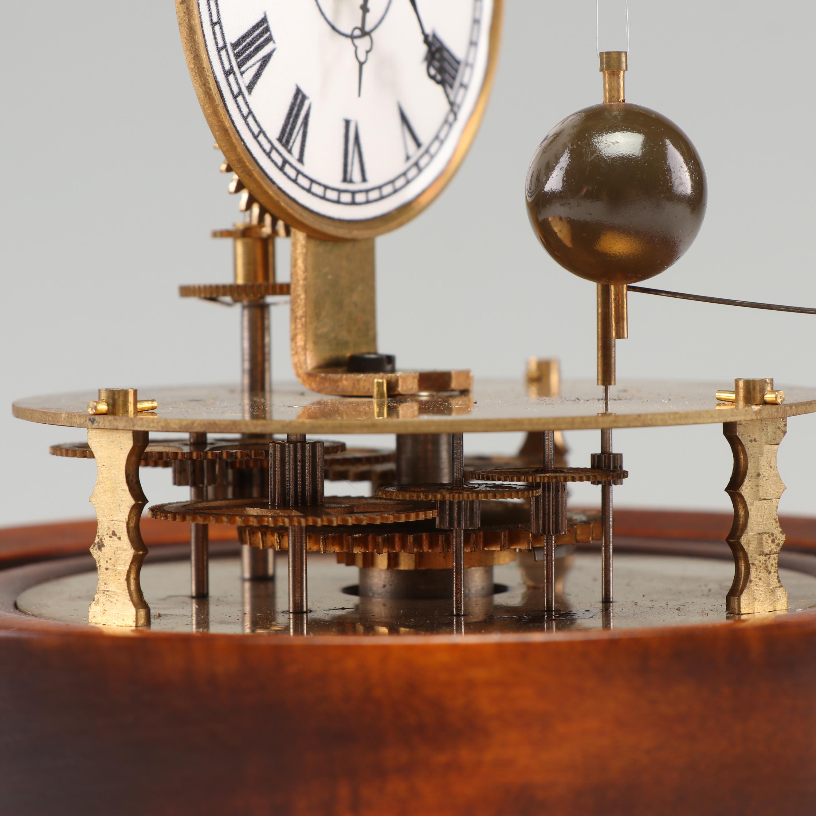 Briggs Rotary Flying Ball Clock with Glass Dome, 1920s