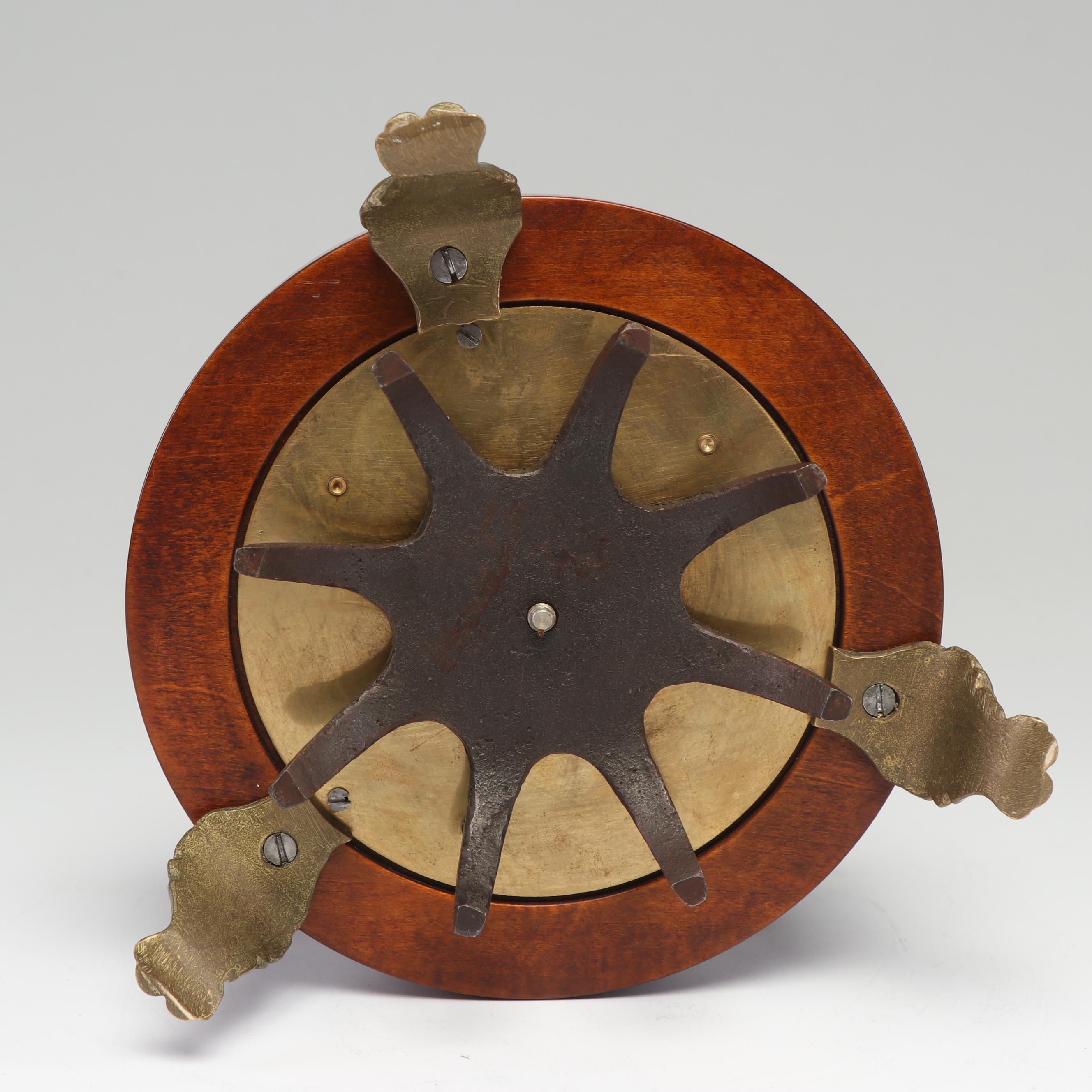 Briggs Rotary Flying Ball Clock with Glass Dome, 1920s