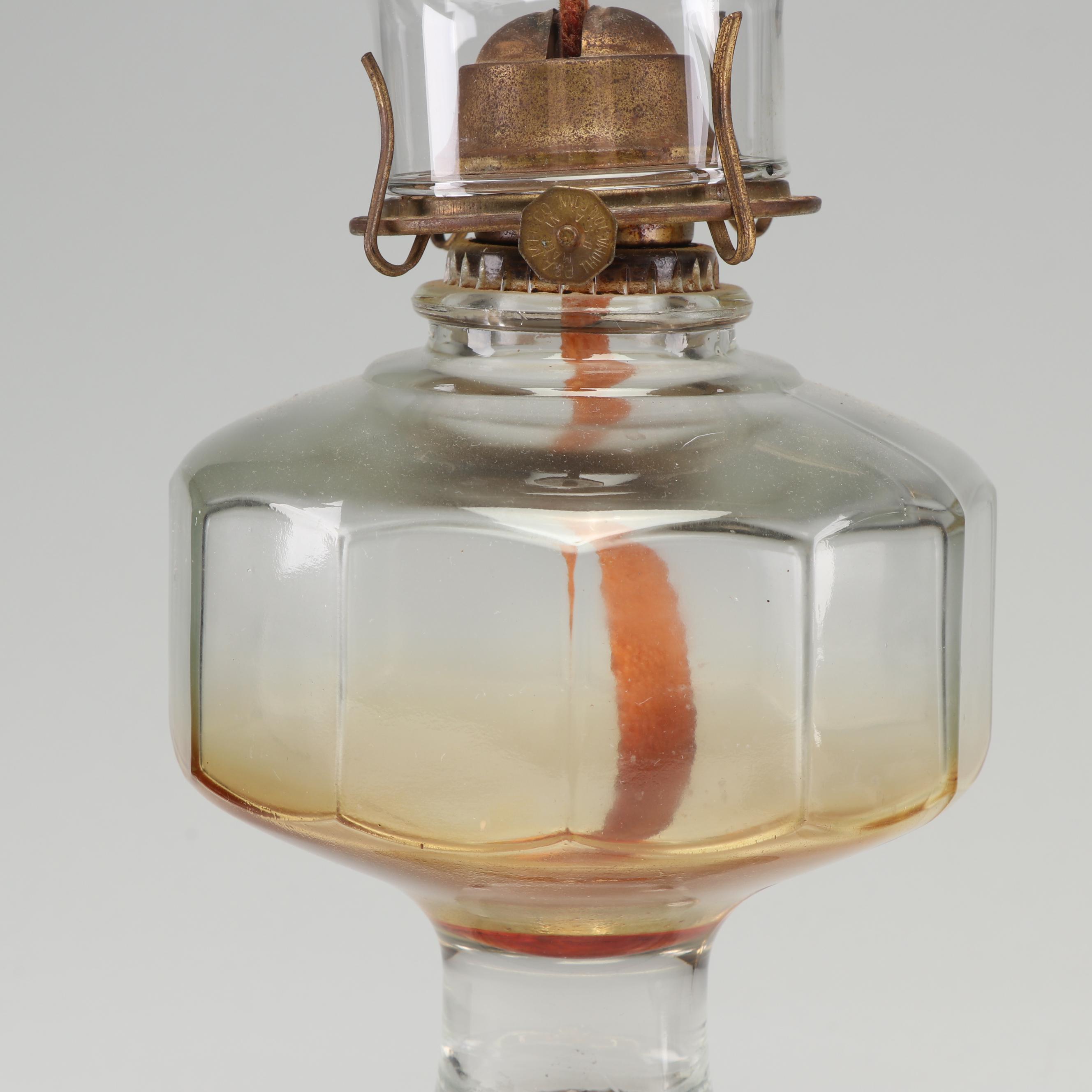 Eagle and Queen Anne No. 2 Oil Lamps, 19th Century