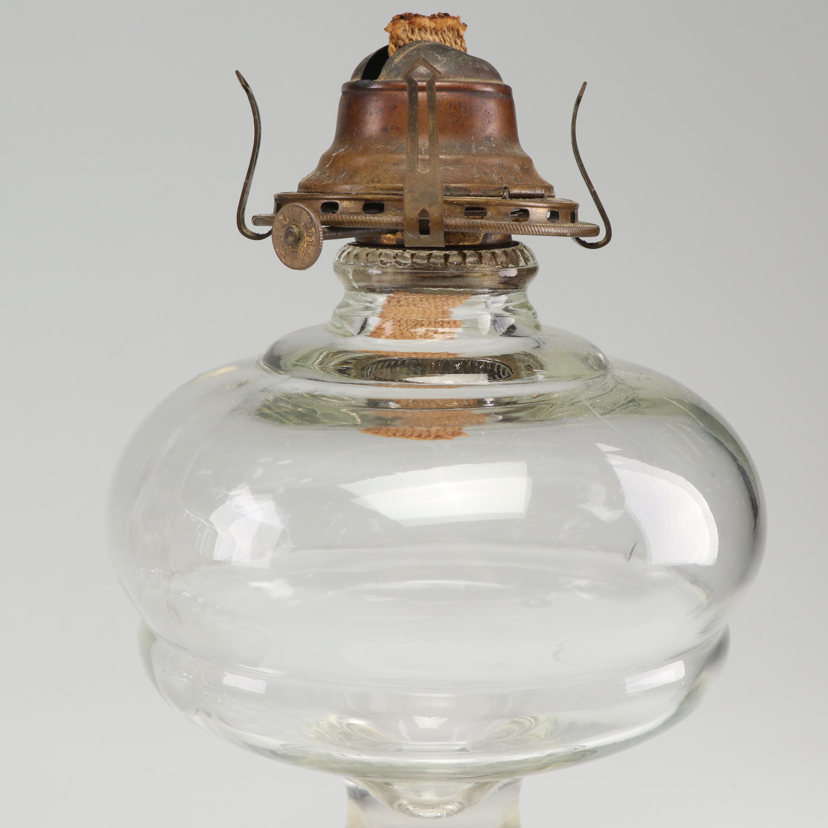 Eagle and Queen Anne No. 2 Oil Lamps, 19th Century