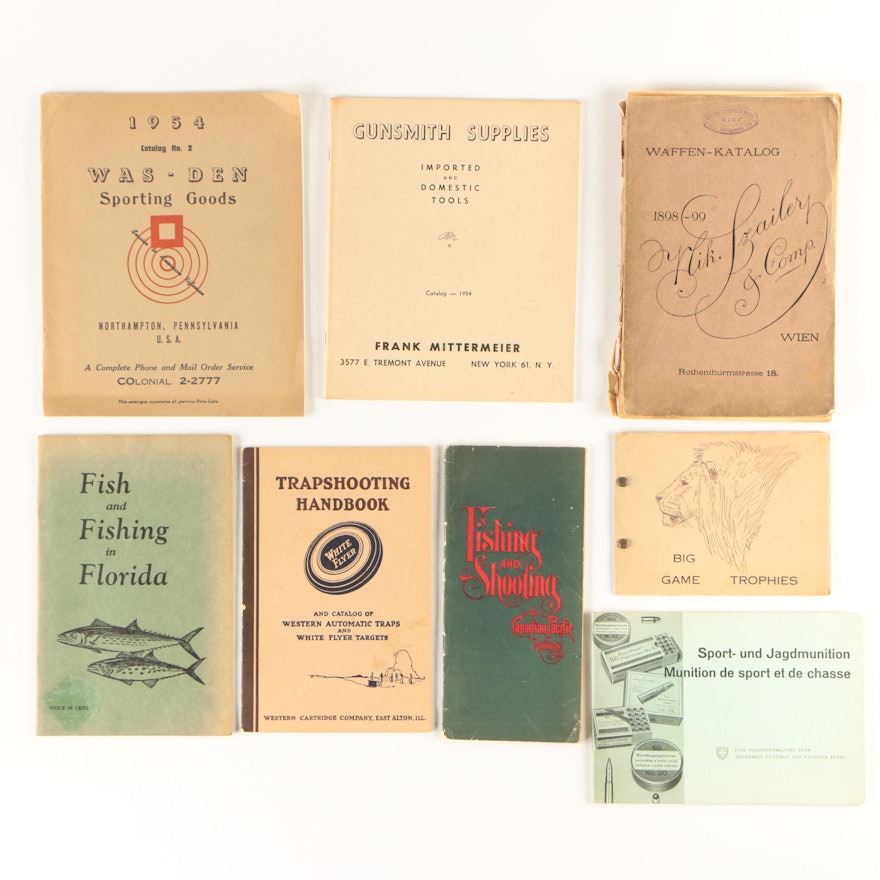 Vintage Hunting, Fishing and Shooting Booklets