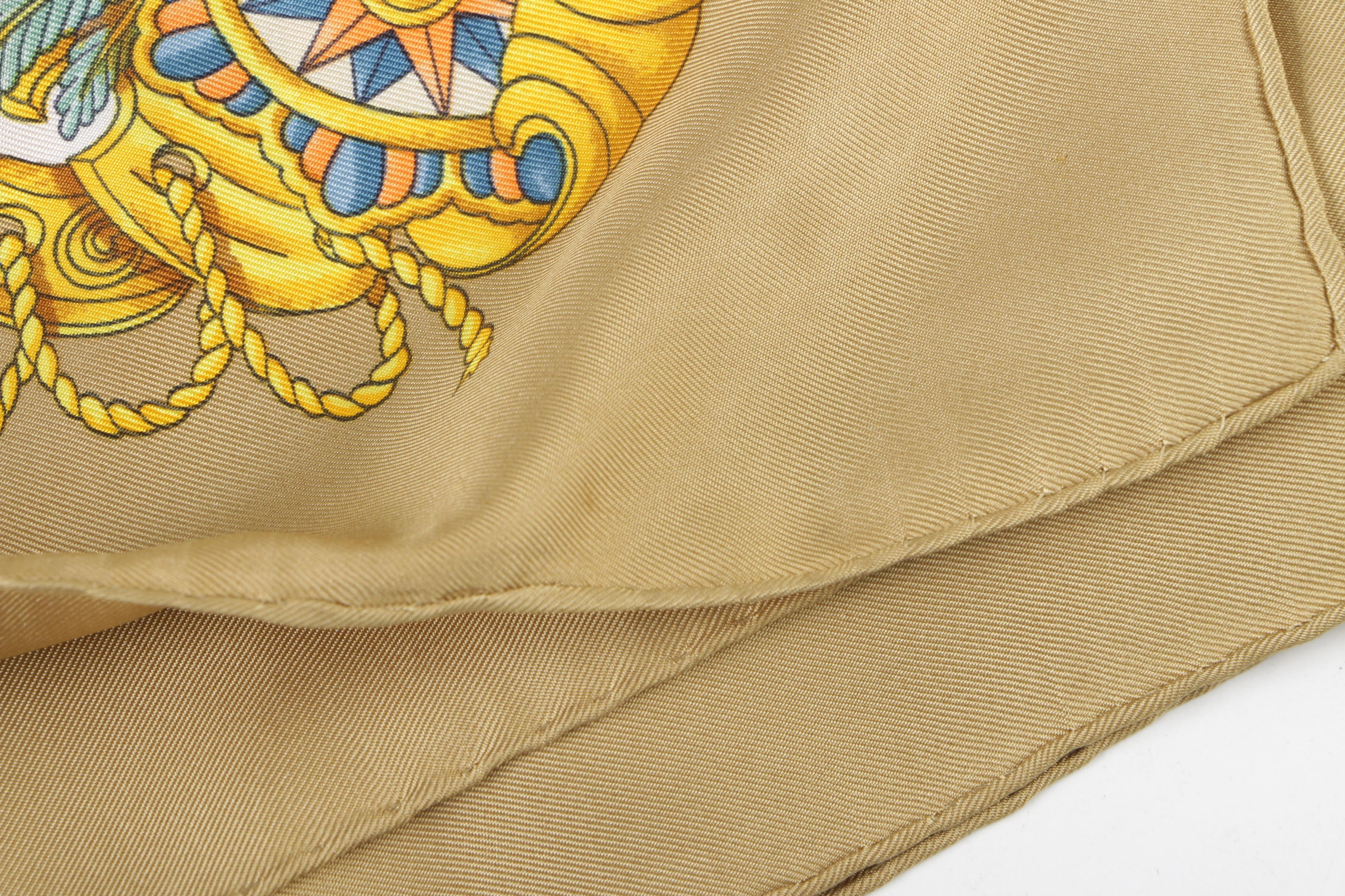 Hermès Paris Silk Twill "Voiles de Lumiere" Scarf Designed by Joachim Metz