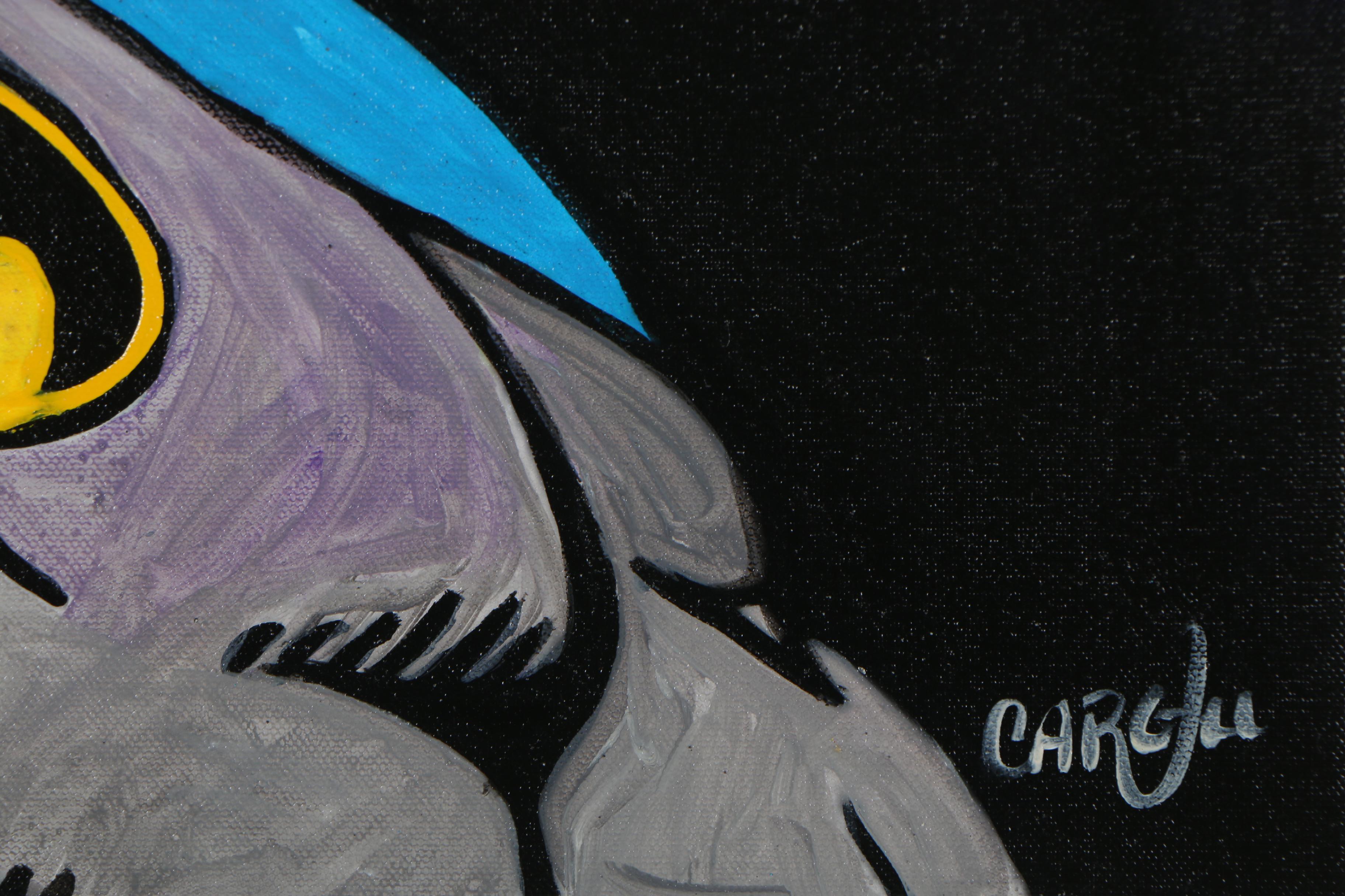 Chris Cargill Pop Art Acrylic Painting "Batman"