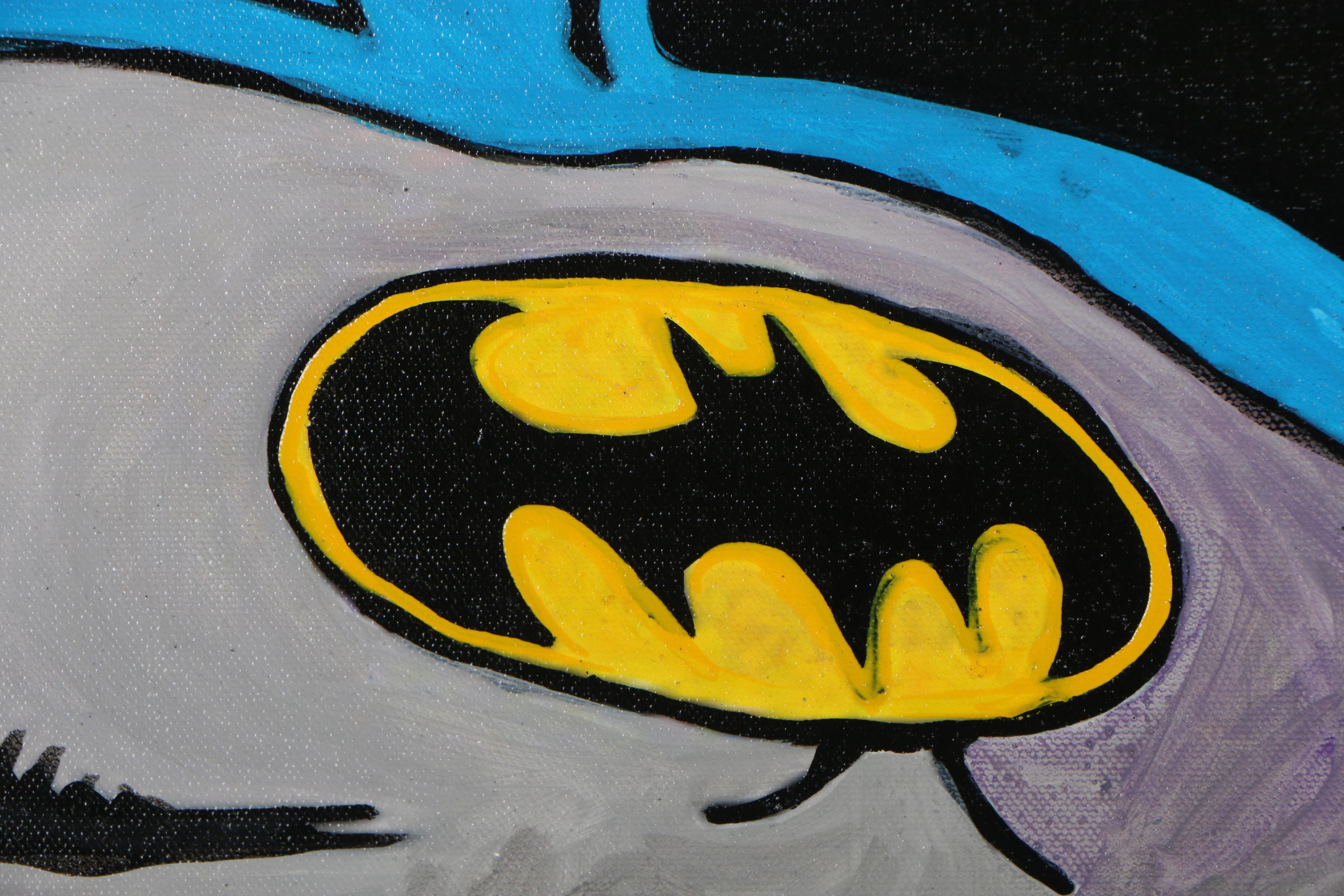 Chris Cargill Pop Art Acrylic Painting "Batman"