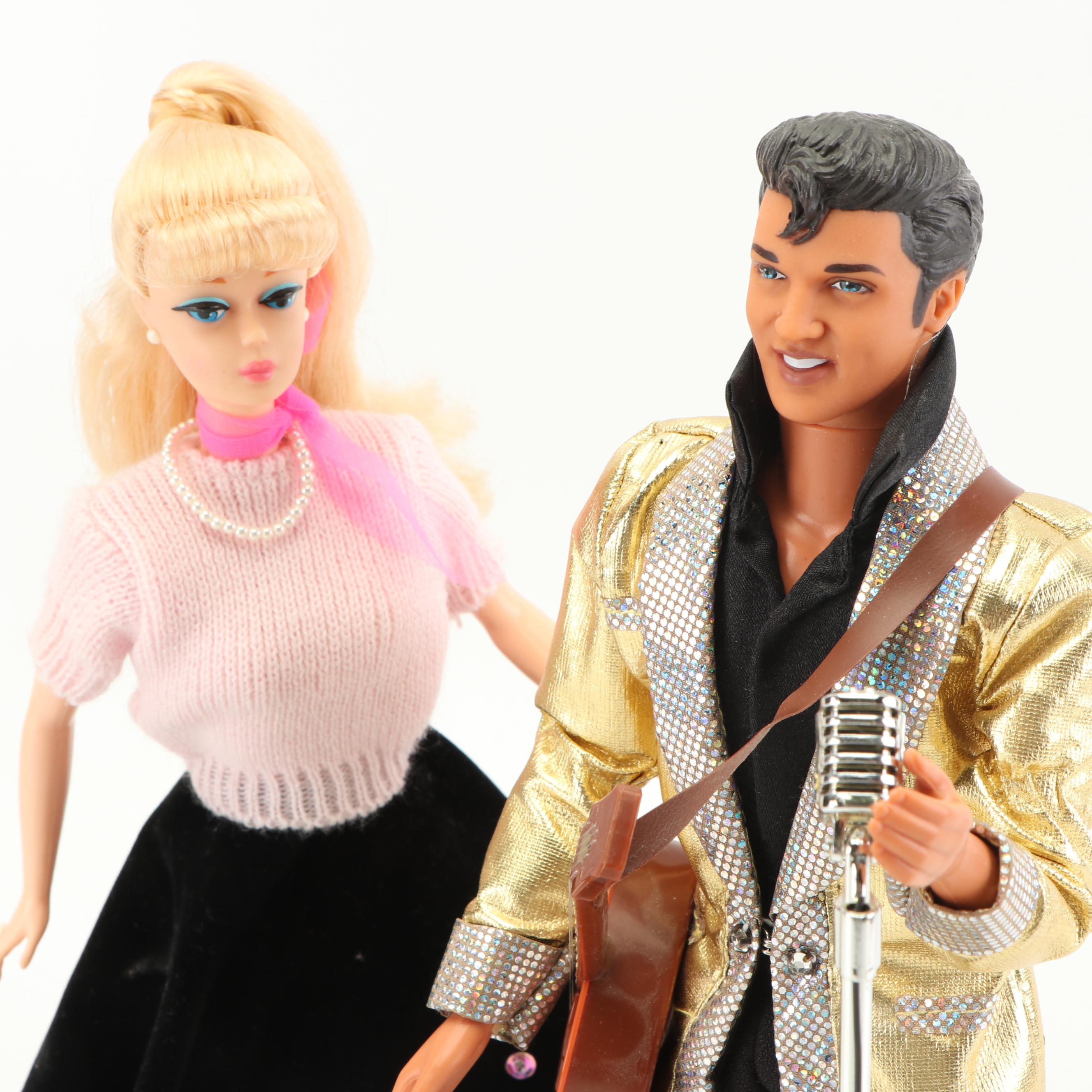Mattel "Barbie Loves Elvis" Collector's Dolls, 1996