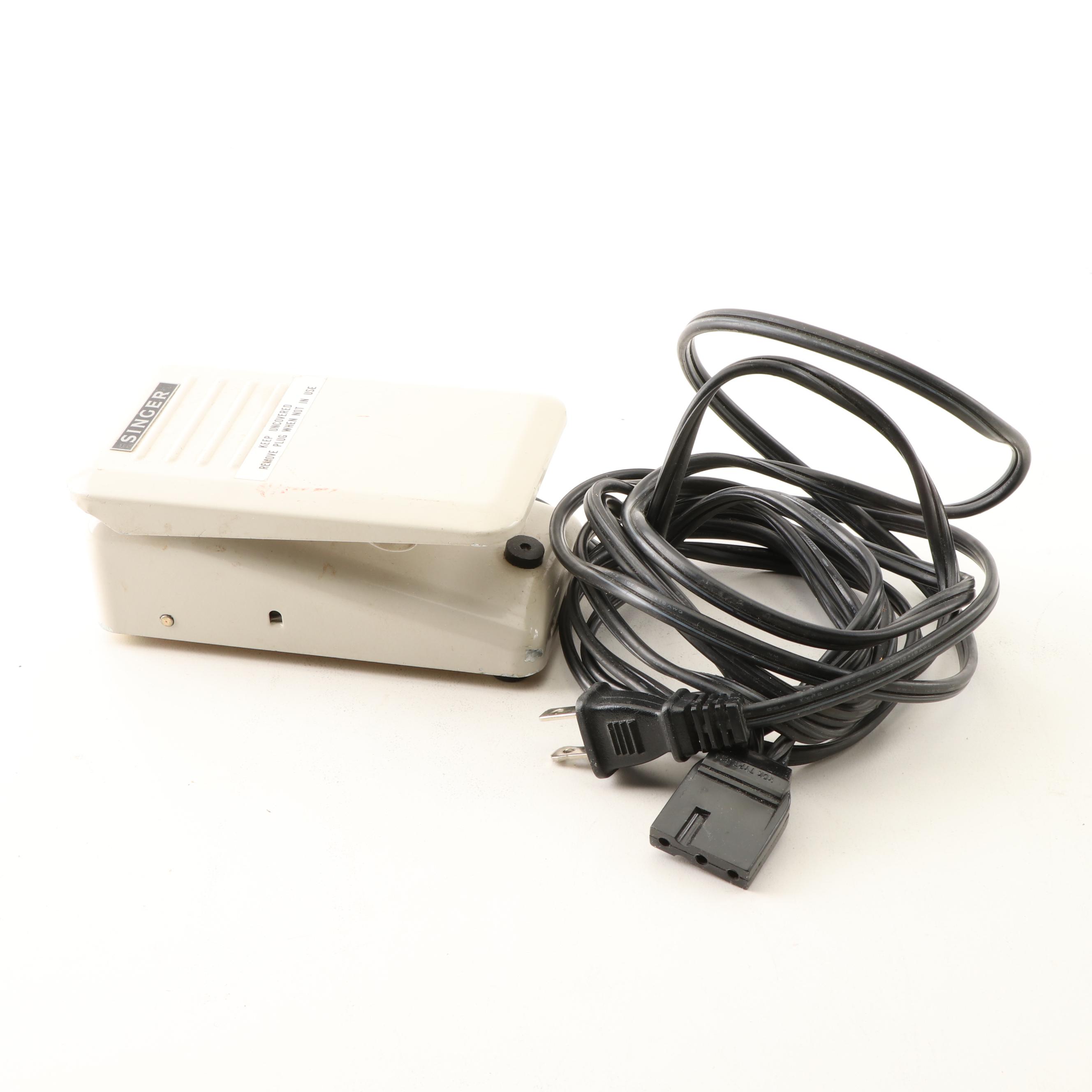 Singer Sewing Machine 319W and Attachments, Circa 1954