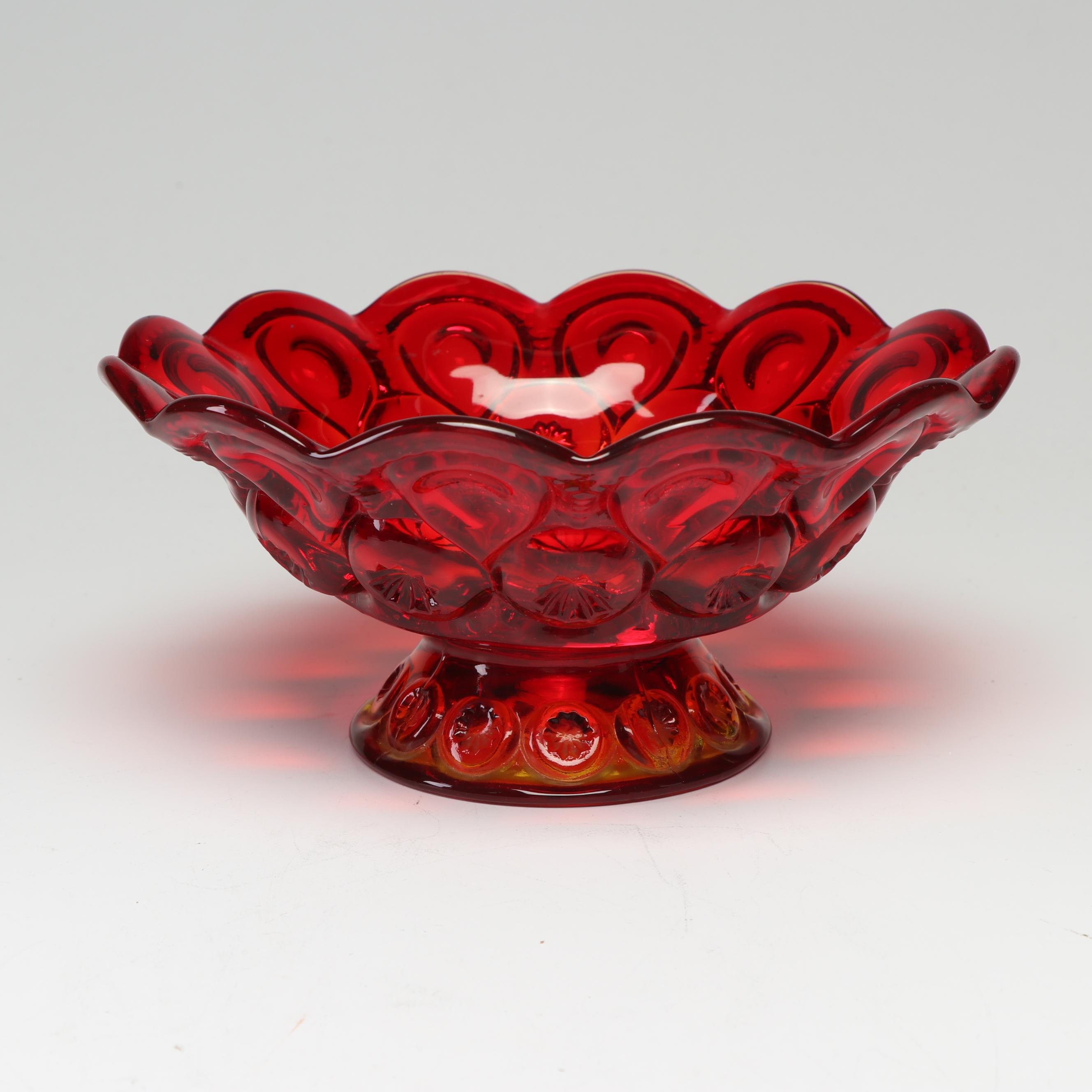 Fenton "Ruby" and "Amberina" Glassware Including Hobnail
