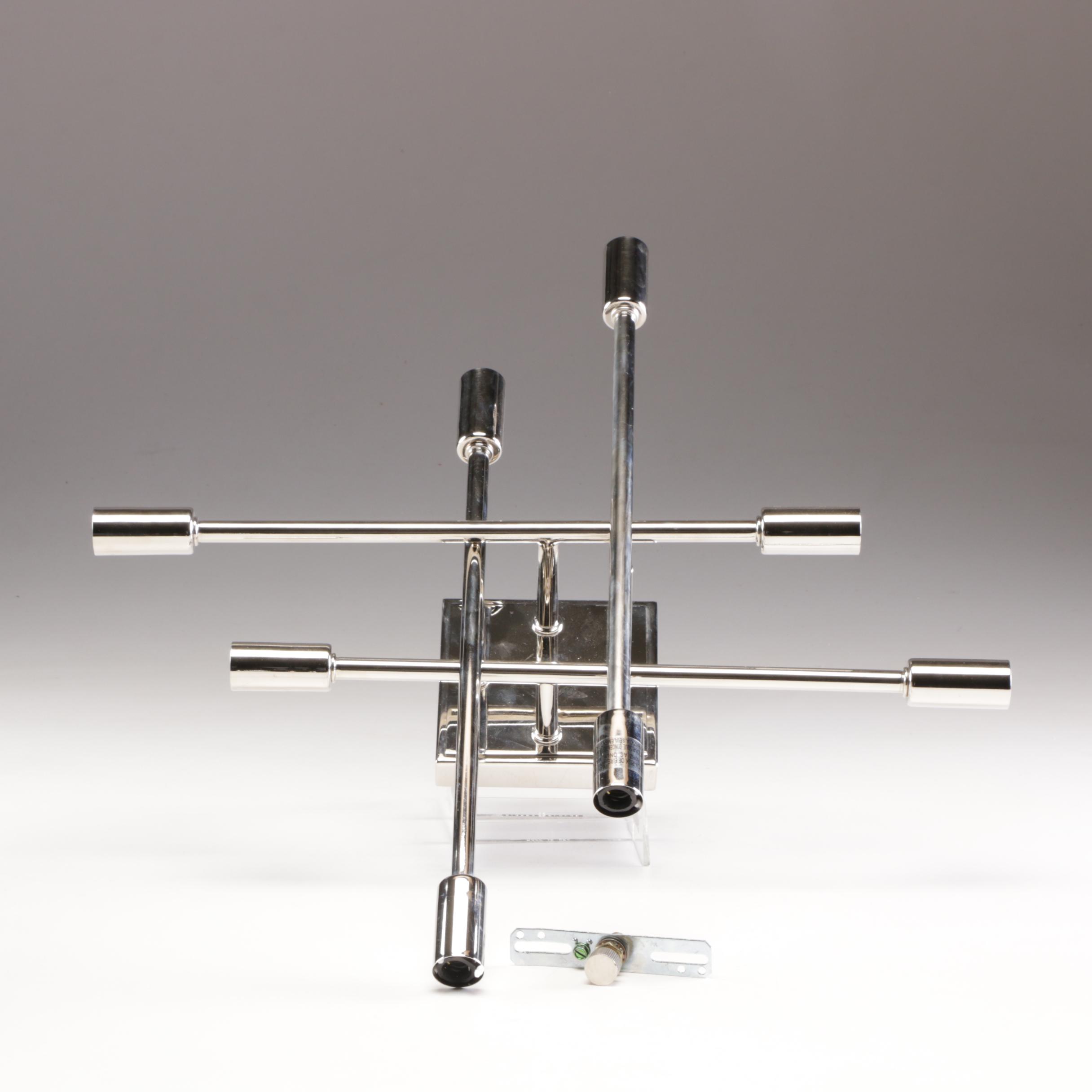 "Sputnik" Style Tube Wall Sconce