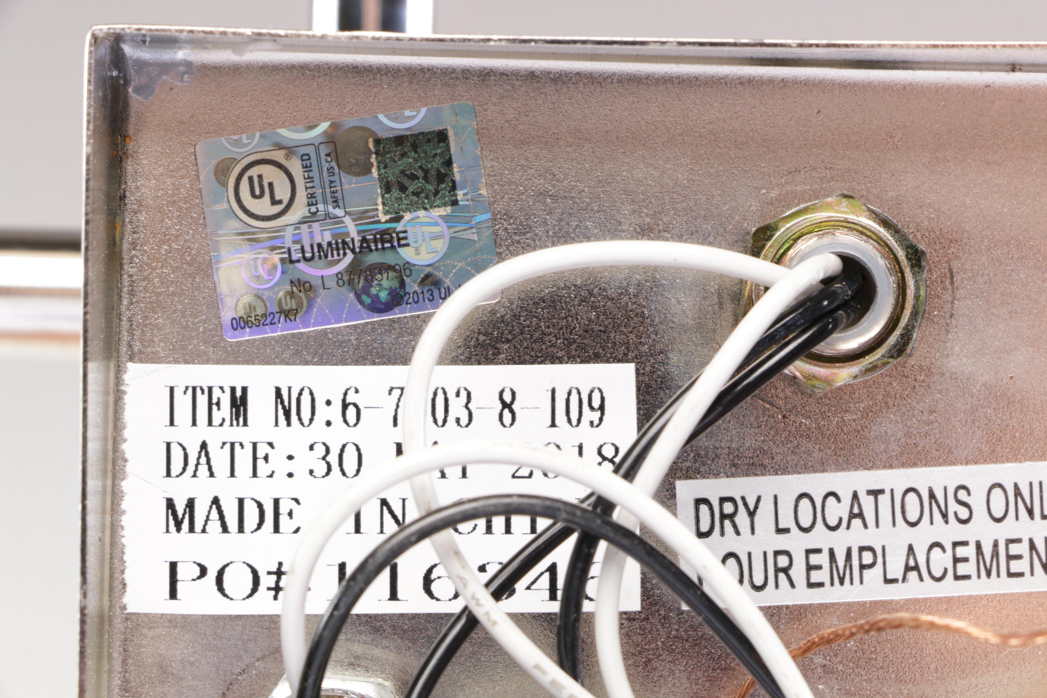 "Sputnik" Style Tube Wall Sconce