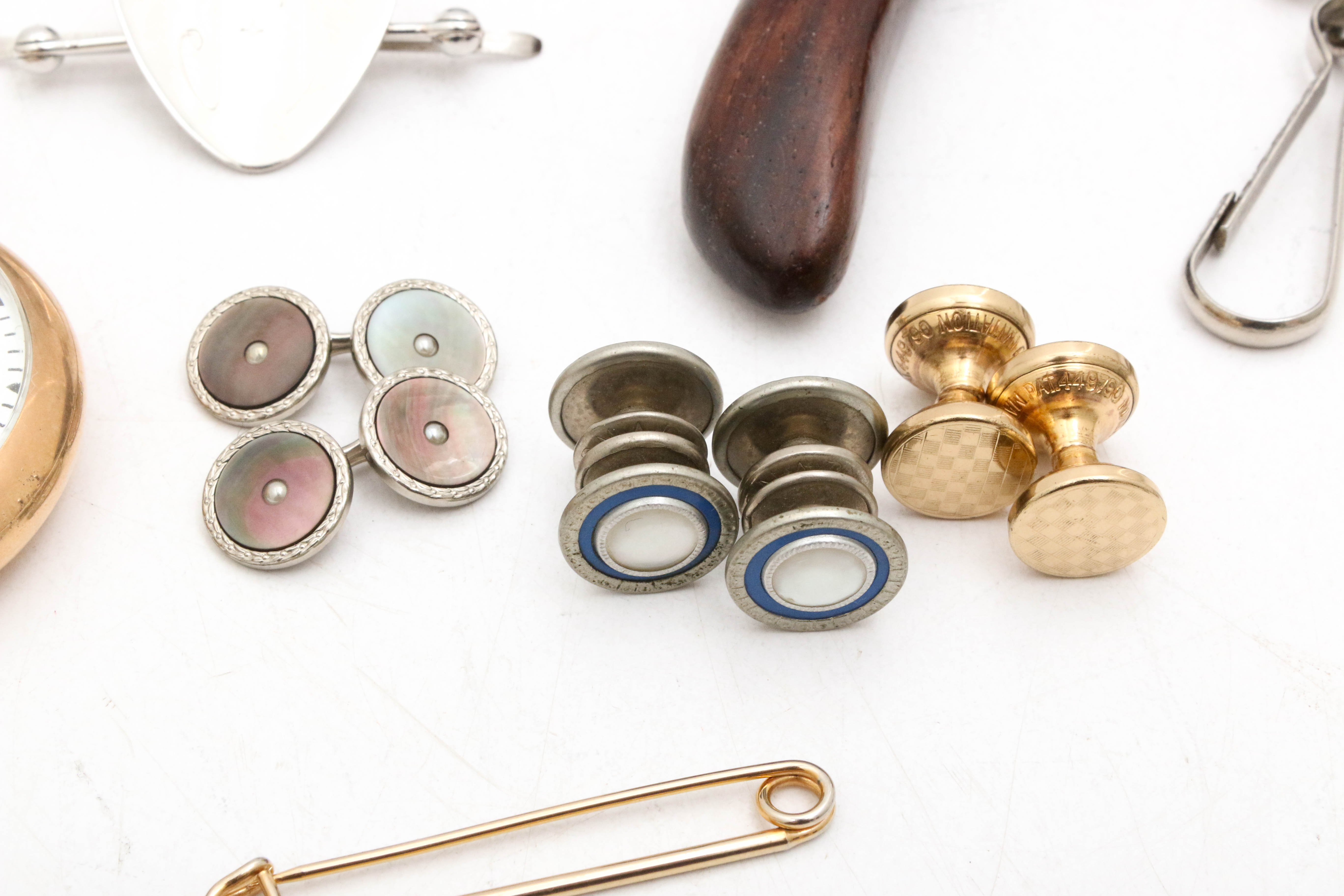 Men's Vintage Fashion Accessories Including Swank, Speidel, and More