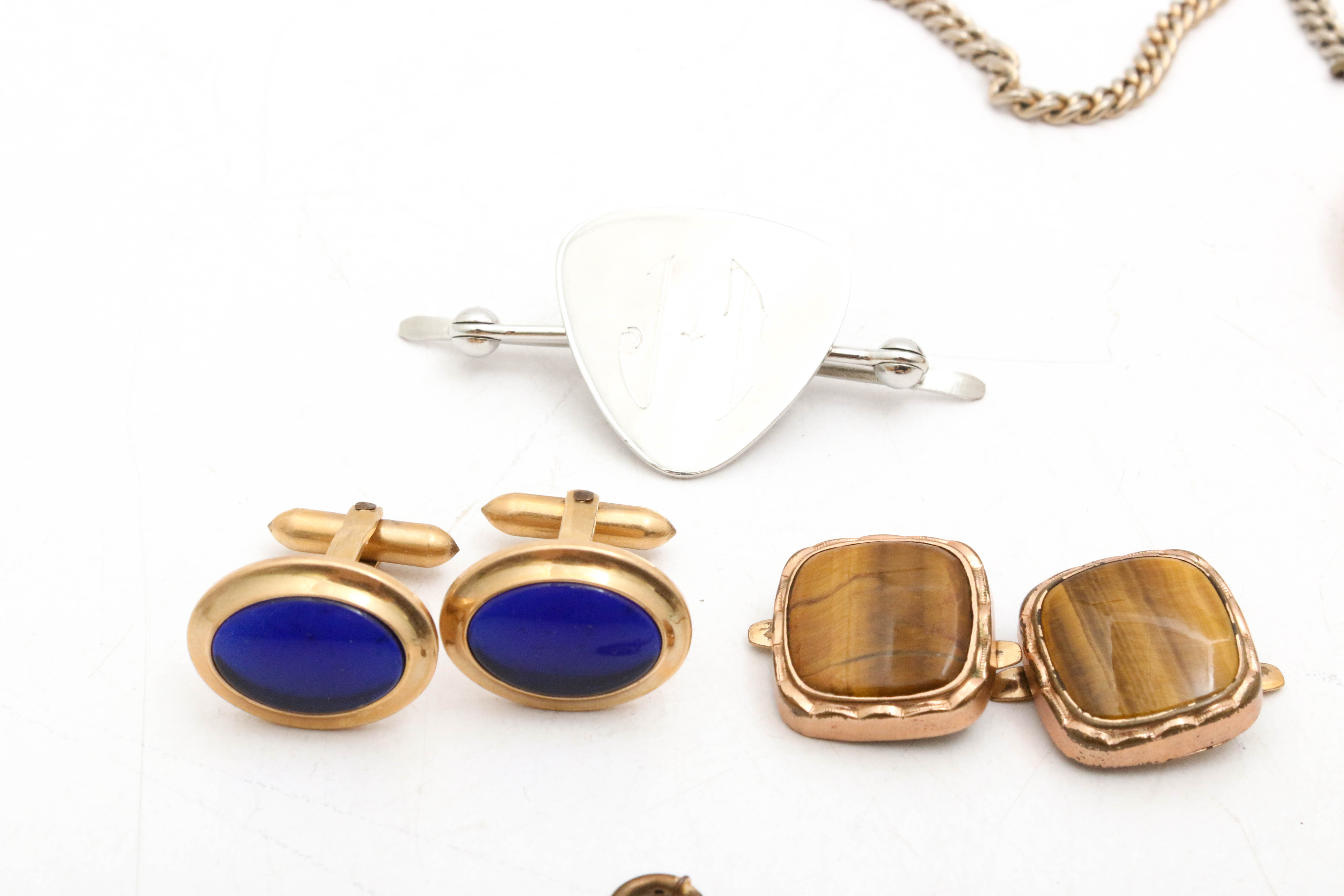 Men's Vintage Fashion Accessories Including Swank, Speidel, and More