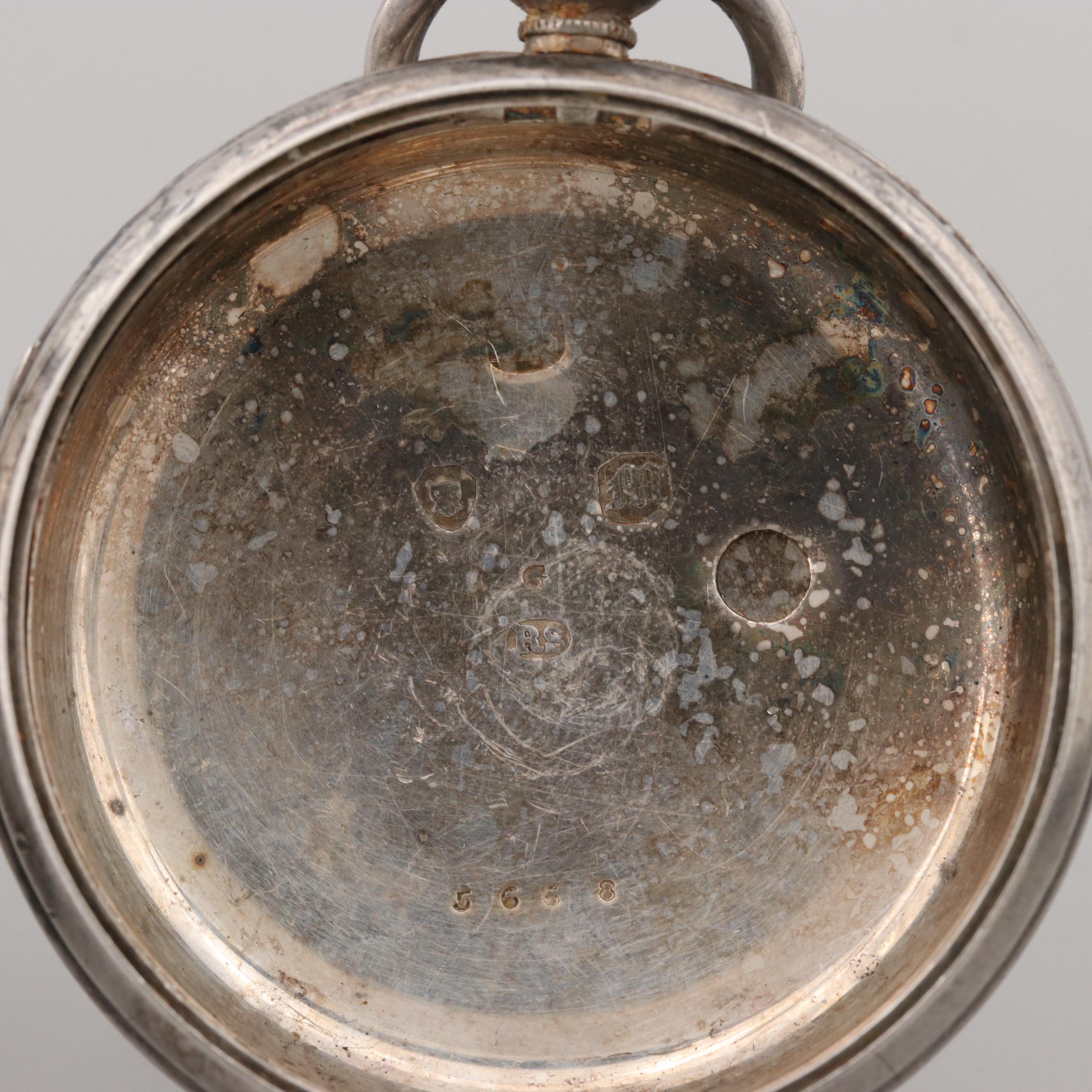 Sterling Silver Pocket Watch Cases