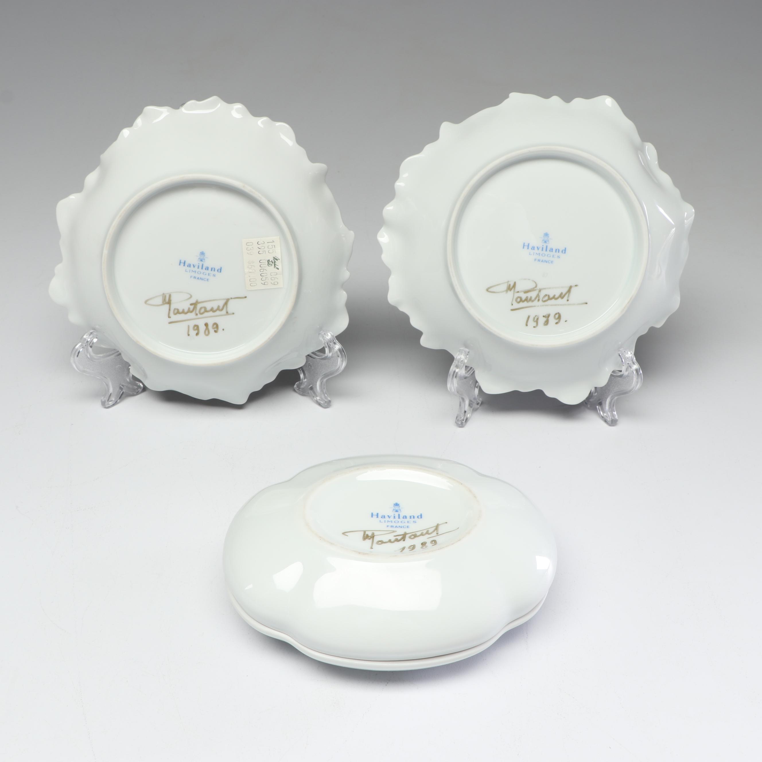 Haviland Limoges Porcelain "Toulon" Dishes, 1989