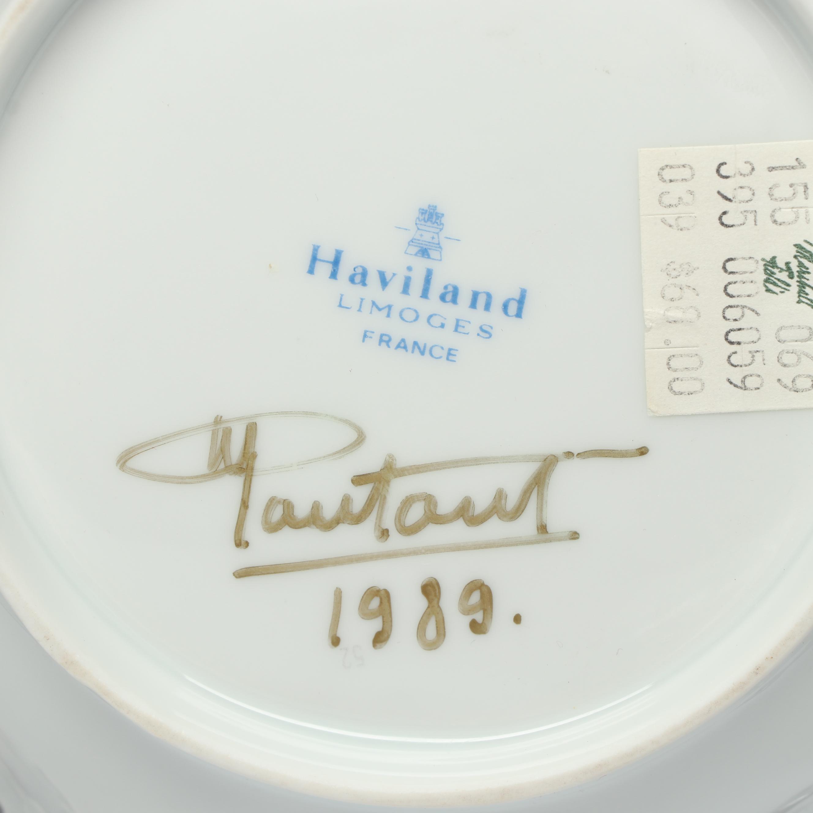 Haviland Limoges Porcelain "Toulon" Dishes, 1989