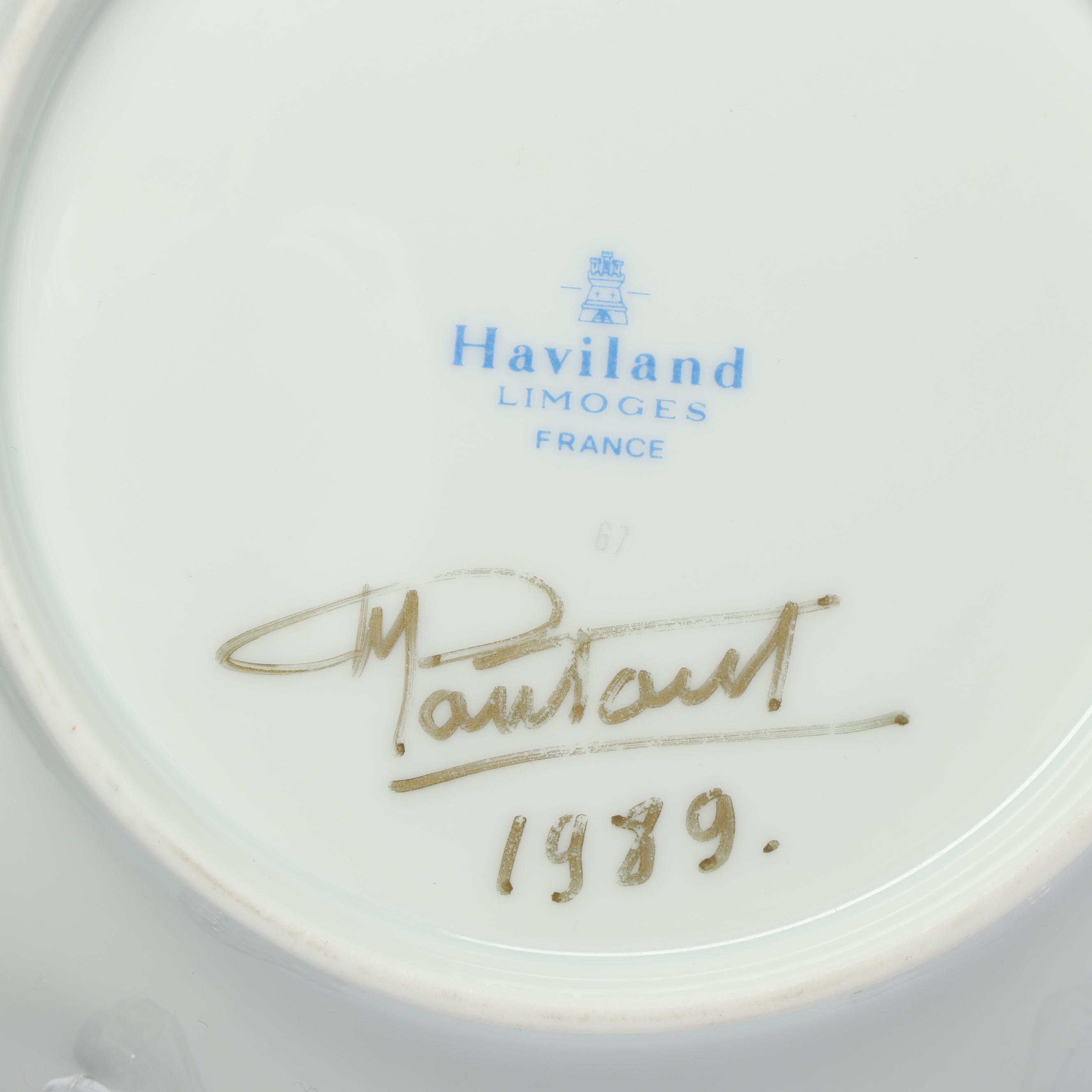 Haviland Limoges Porcelain "Toulon" Dishes, 1989