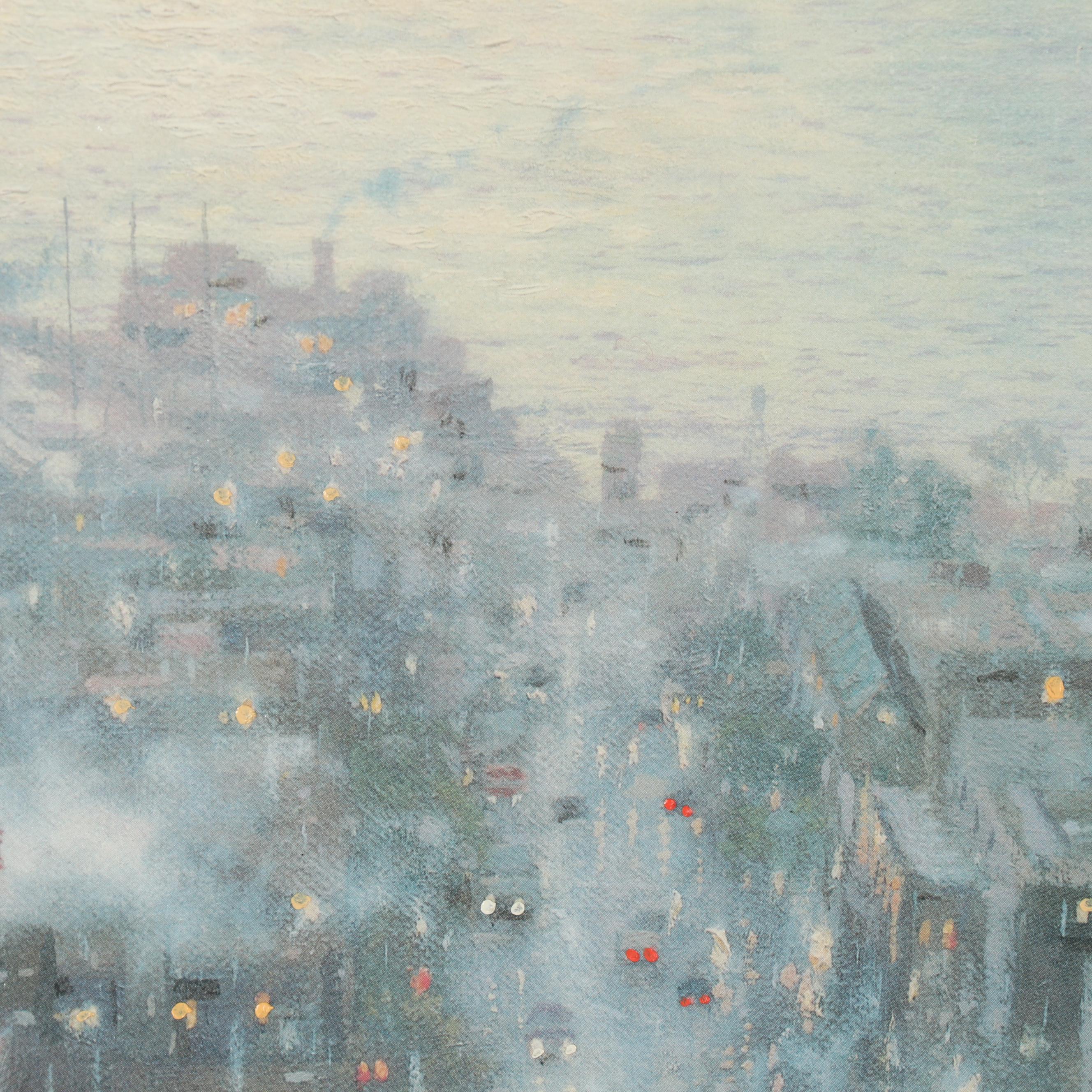 Thomas Kinkade Offset Lithograph "Hyde Street and the Bay, San Francisco"