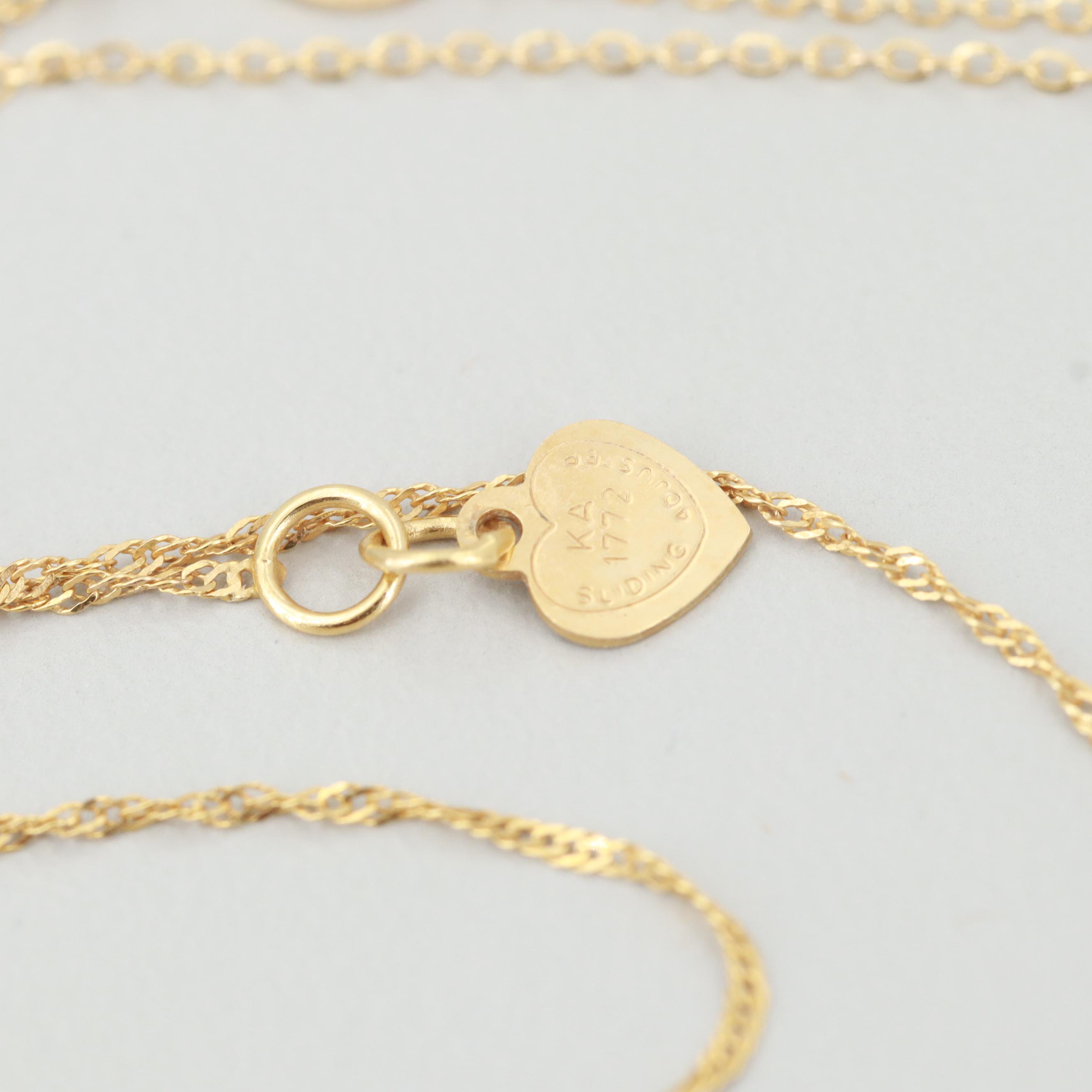 10K Yellow Gold Chains